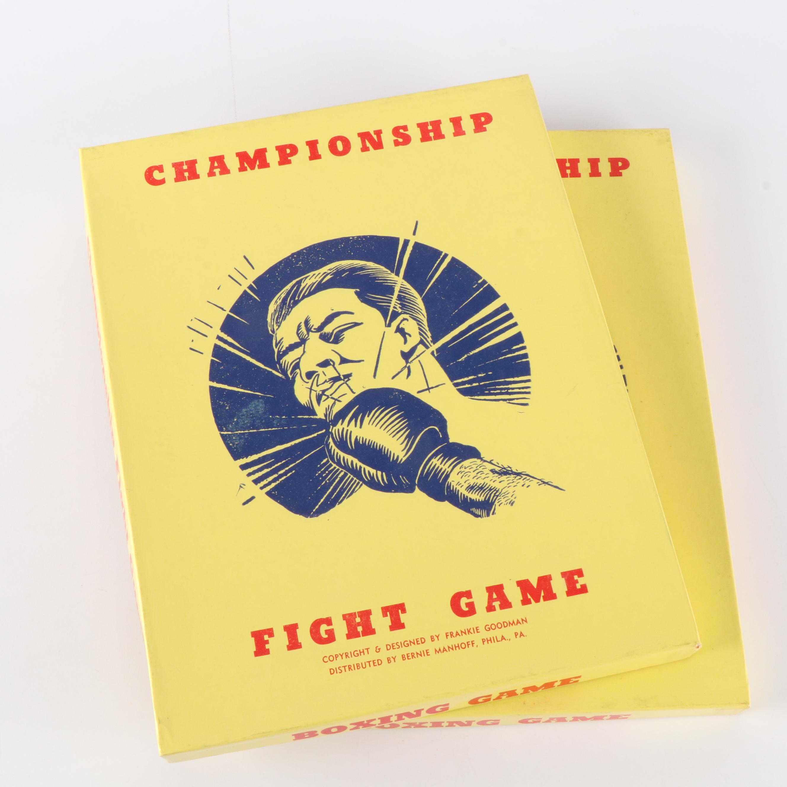"Strategy Boxing", "It's a Knockout" and Assorted Boxing Themed Board Games