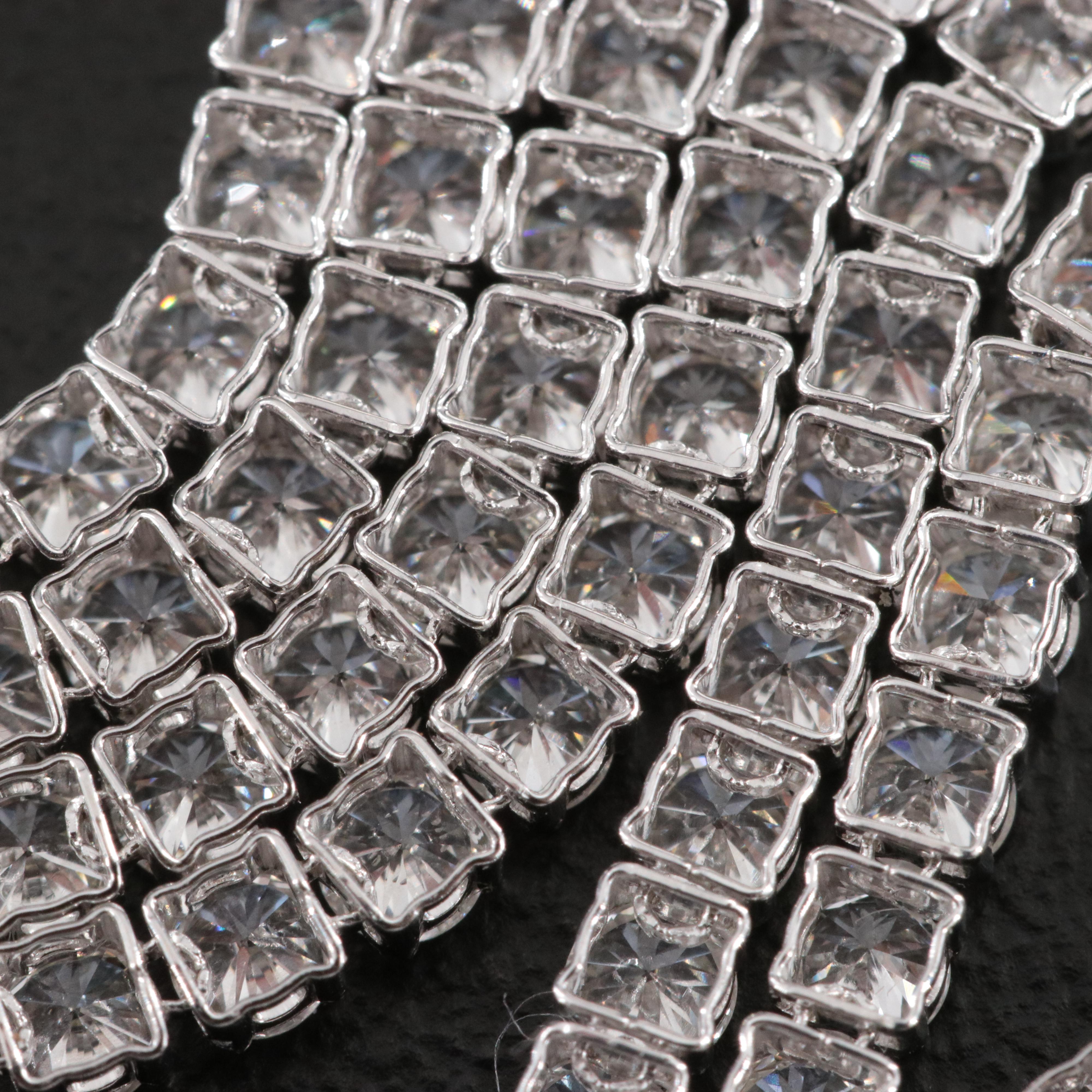 14K 8.00 CTW Lab Grown Diamond Riviera Necklace