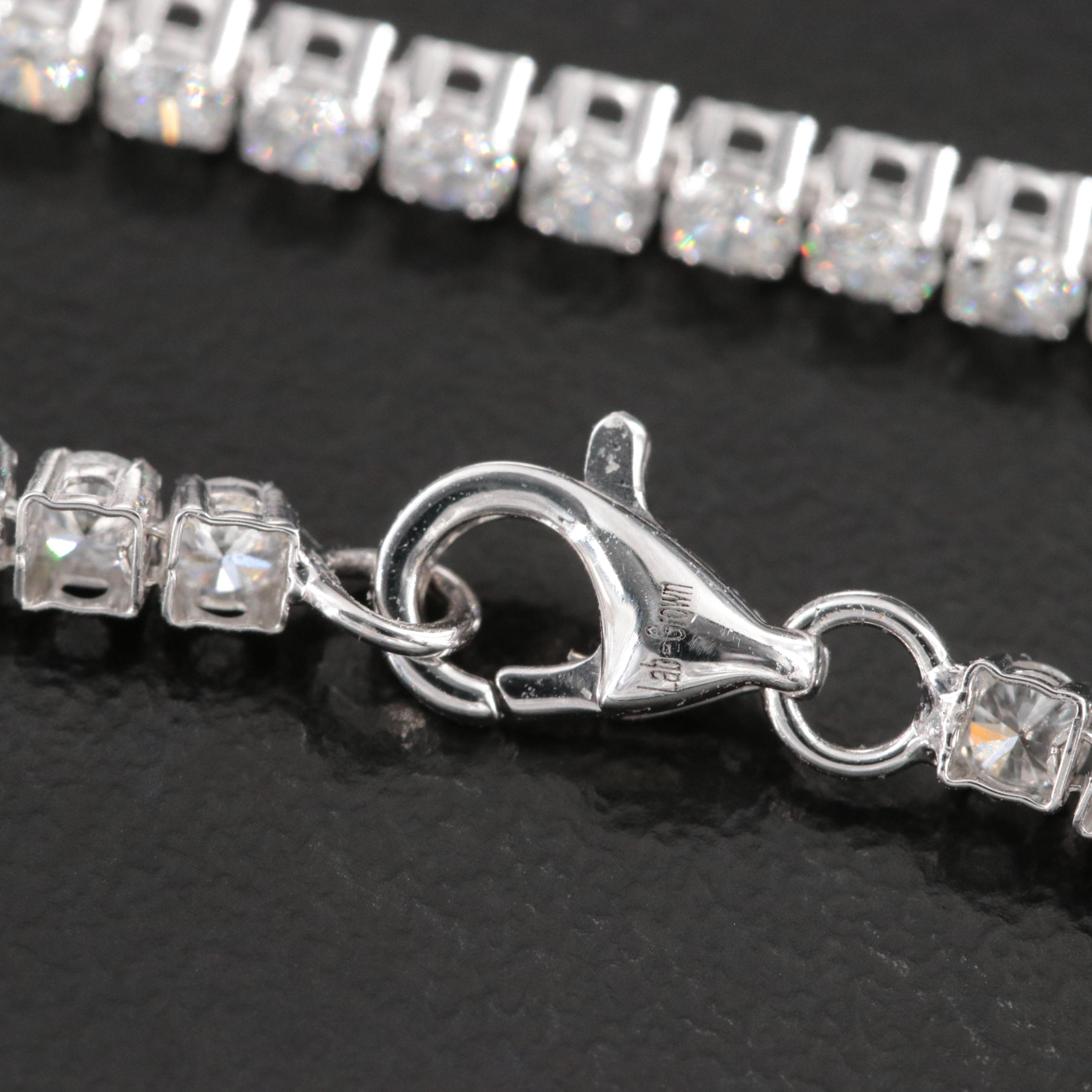 14K 8.00 CTW Lab Grown Diamond Riviera Necklace