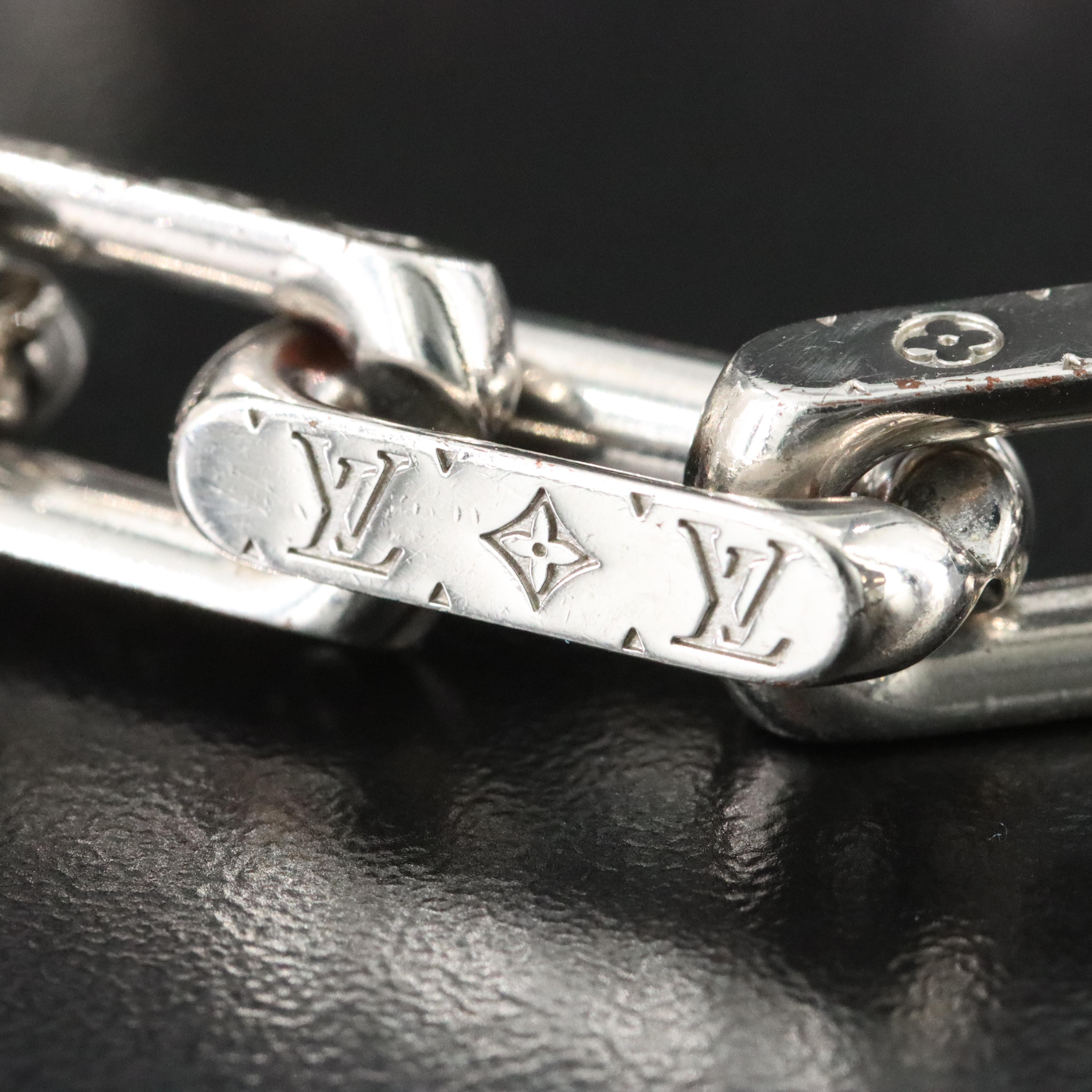 Louis Vuitton Monogram Rectangular Link Bracelet