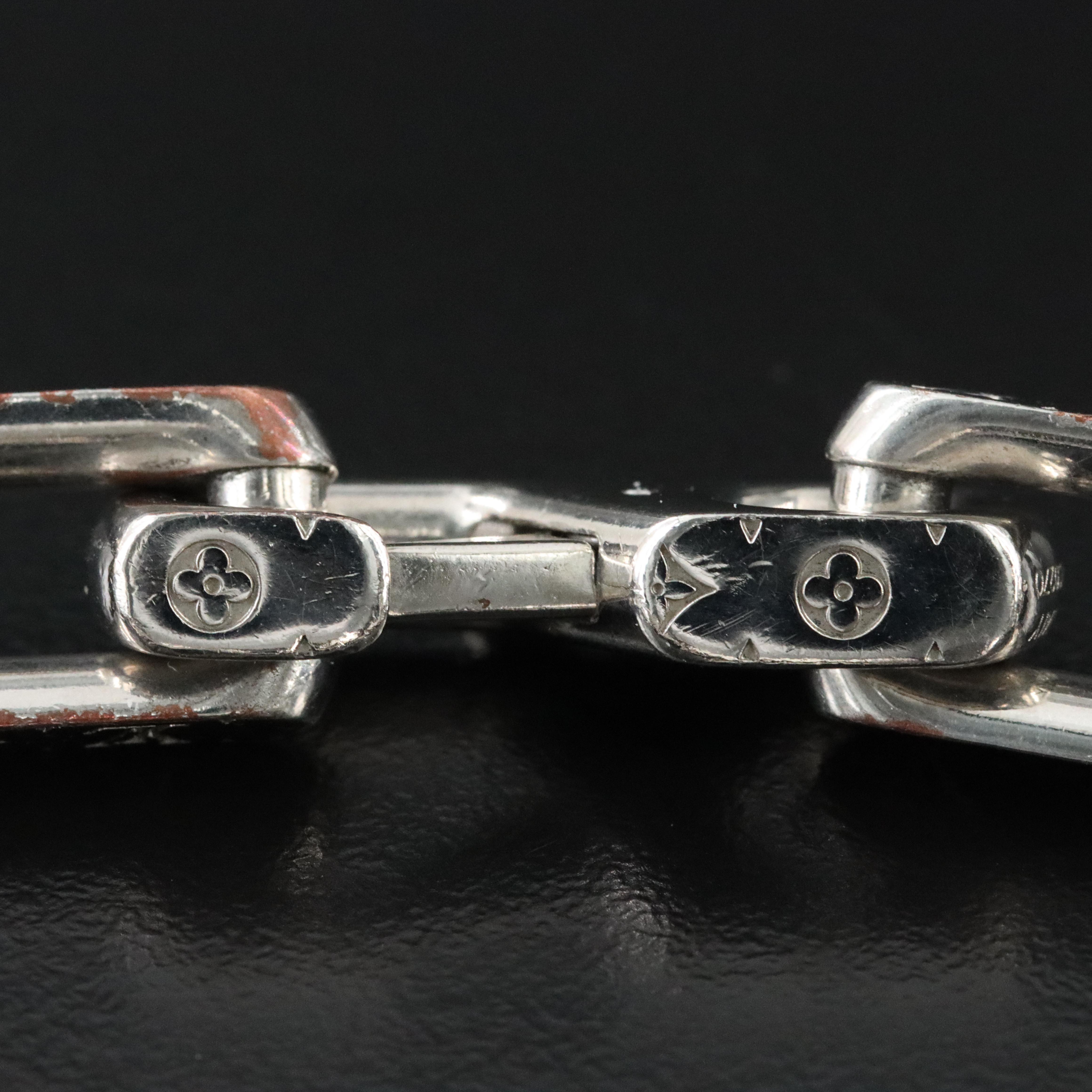 Louis Vuitton Monogram Rectangular Link Bracelet