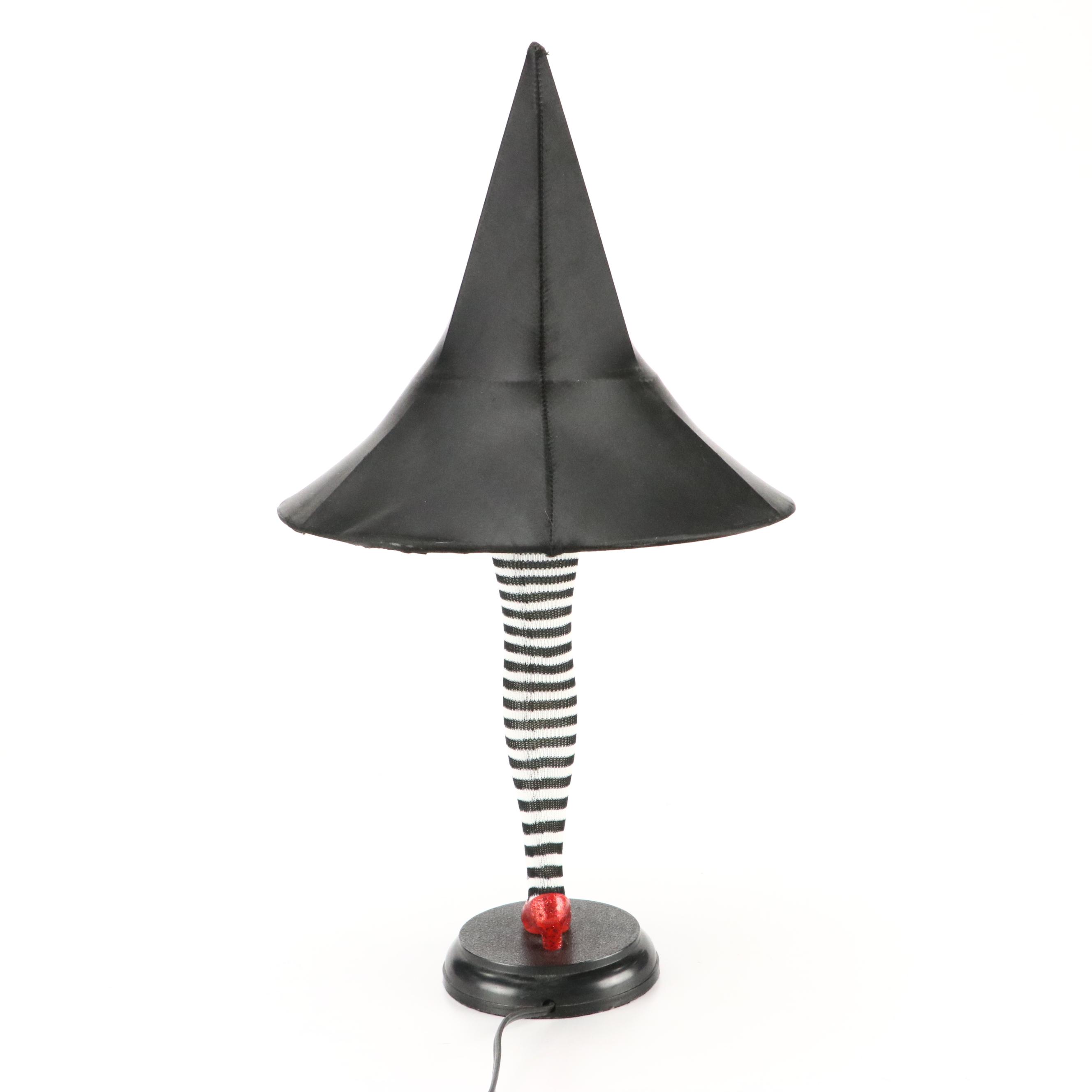 "The Wizard of Oz" Wicked Witch of the East Leg Lamp with Fabric Shade, 2013