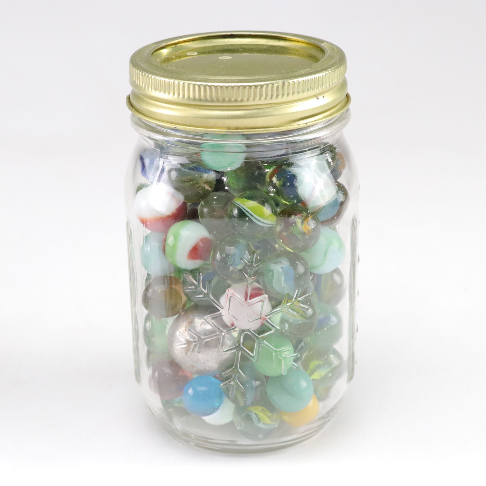 Rainbow & Ribbon Swirl Glass Marble Collection