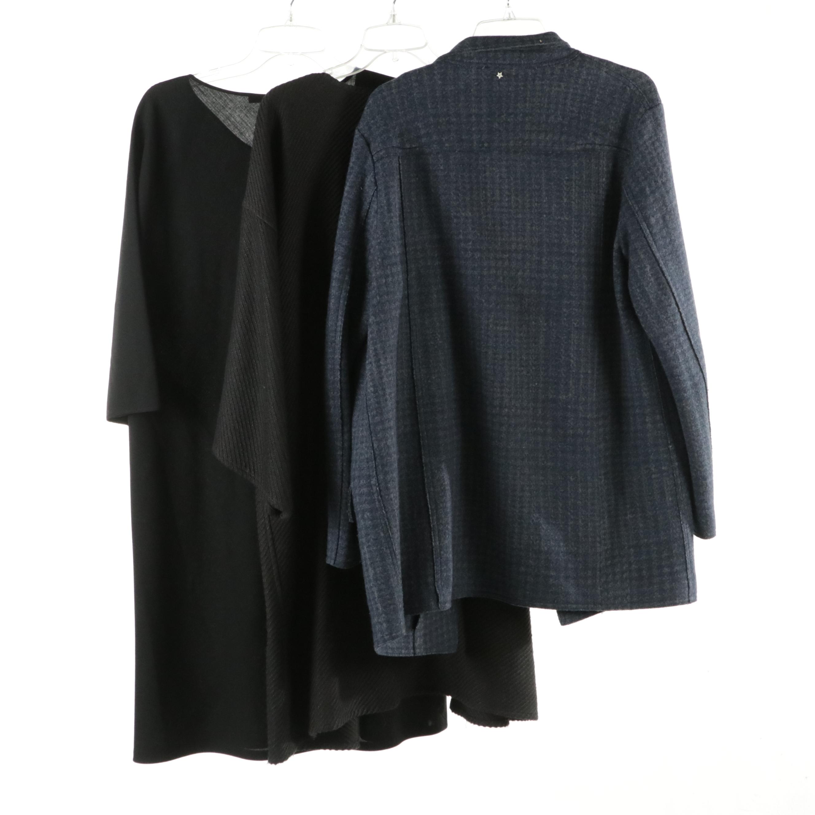 Shamask Wool Shift Dress, Zoran Silk Blend & Lorena Antoniazzi Wool Jackets