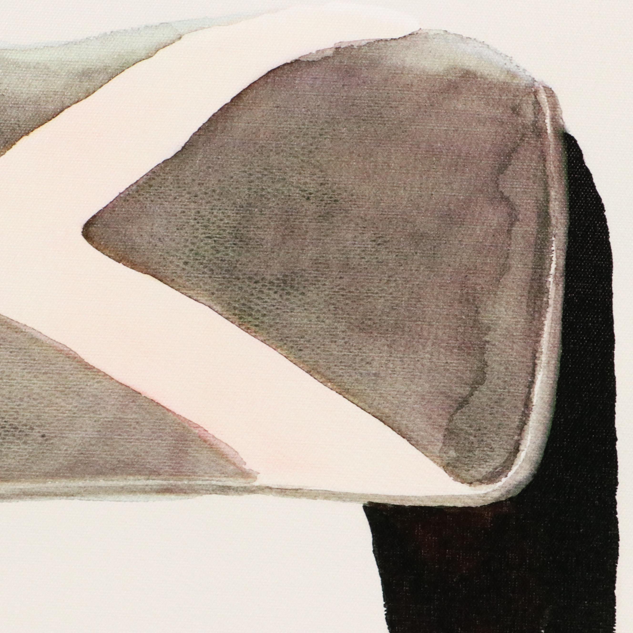 Giclée of Horse Wearing Grey and White Fleece, 21st Century