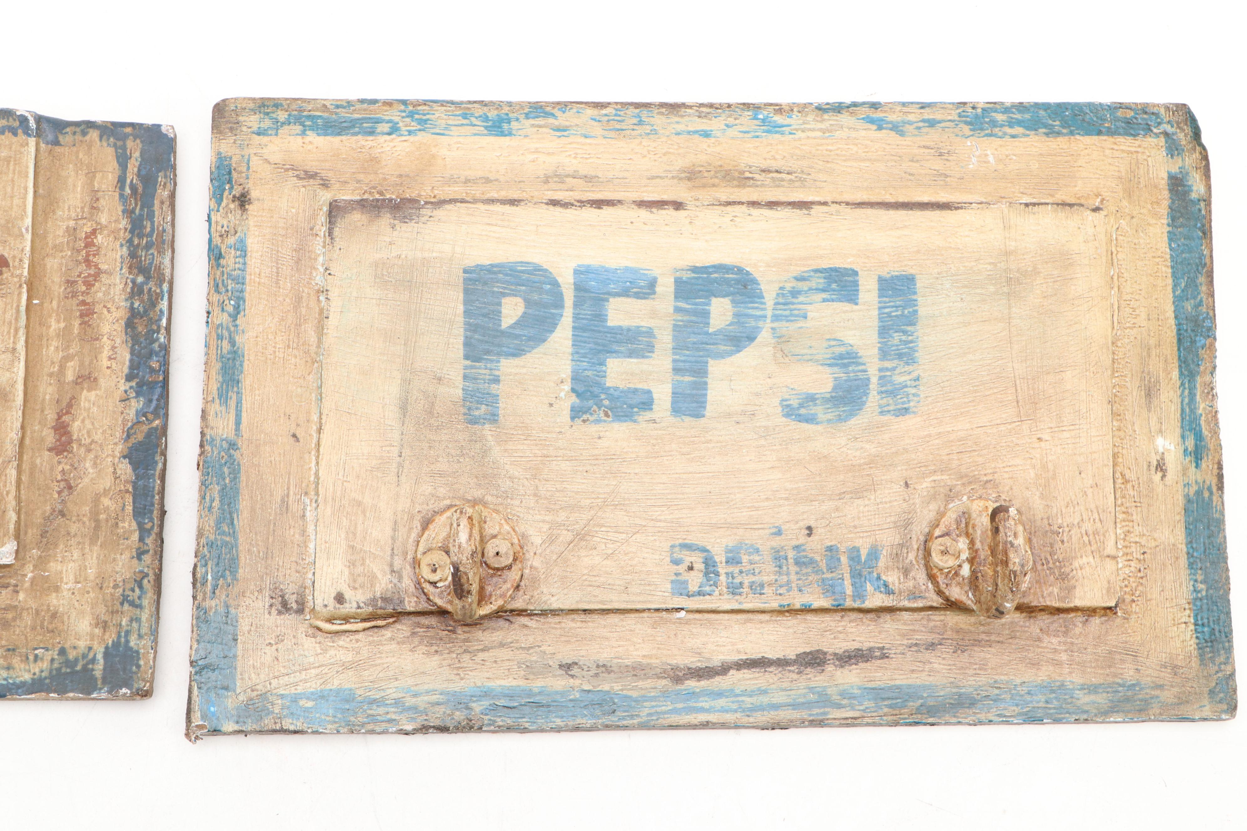 Pepsi and Sprite Advertising Hanging Coat Racks