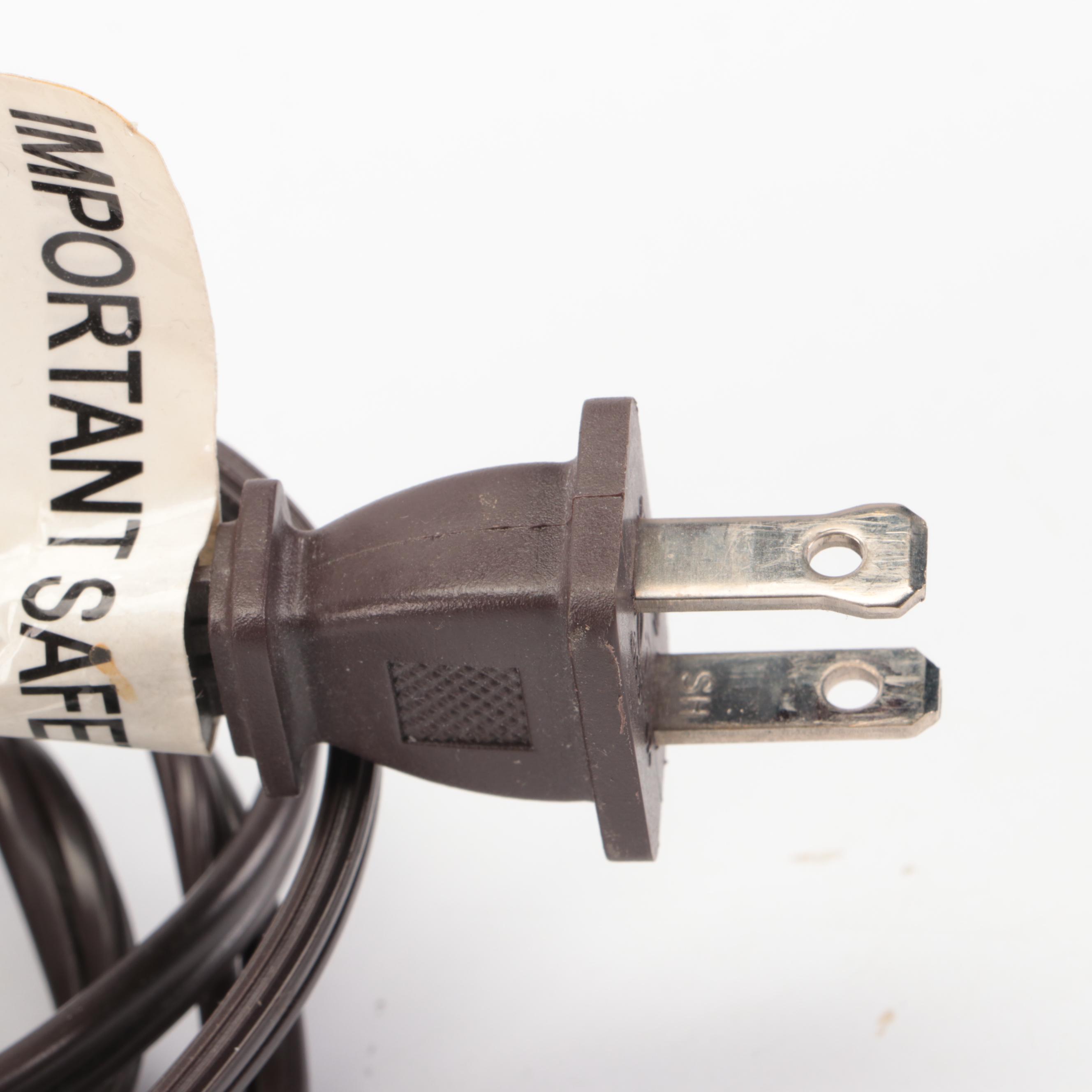 Art Nouveau Style Bronzed Metal Lamp With Wisteria Slag Glass Shade