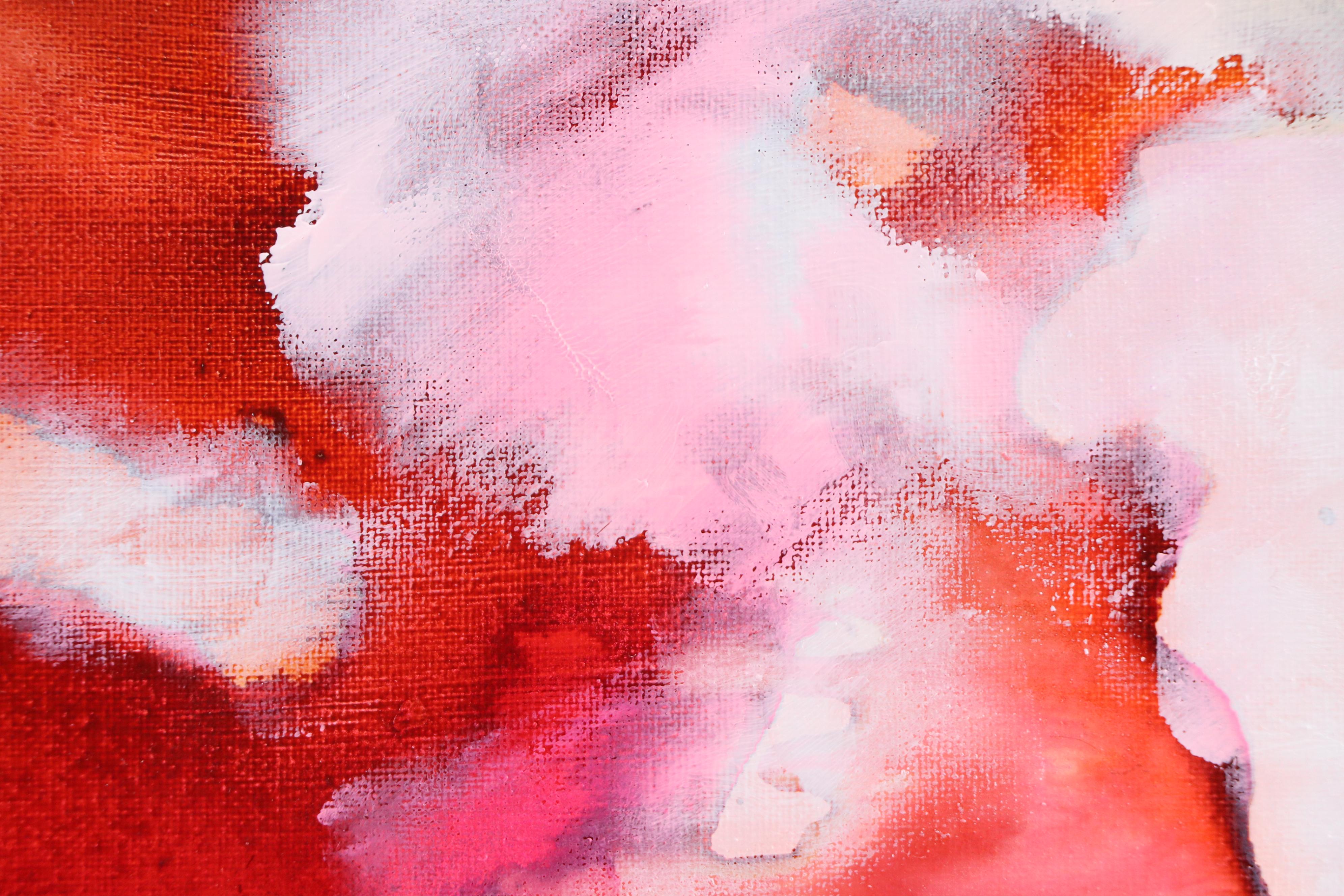 Milagros Pongo Abstract Mixed Media Painting "Tempestad," 21st Century