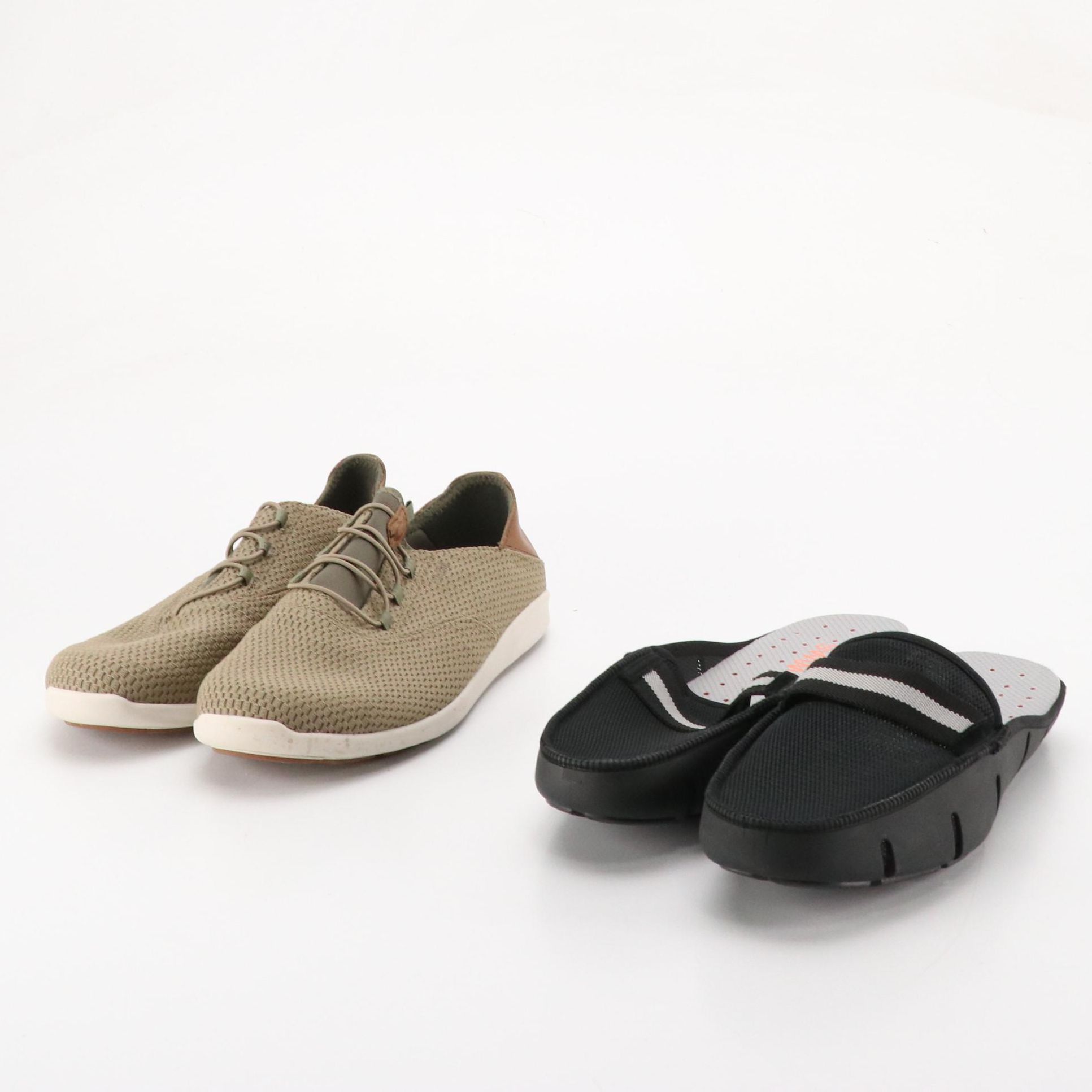 Men's OluKai Alpha Li Slip On Shoes with Swims Loafer Slides