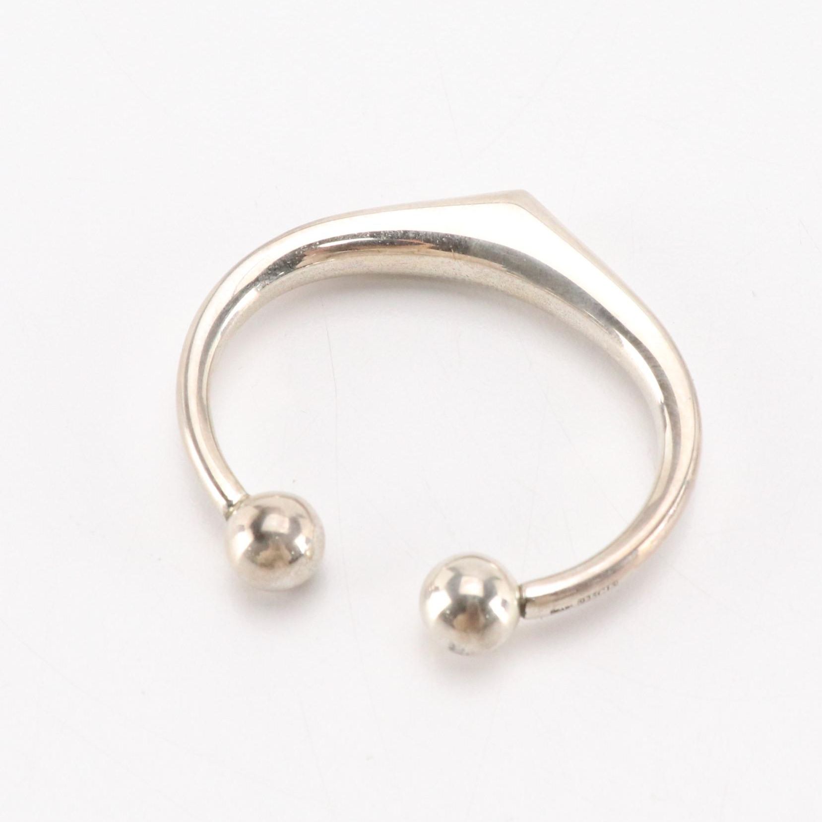 Cartier Vintage C Sterling Key Ring