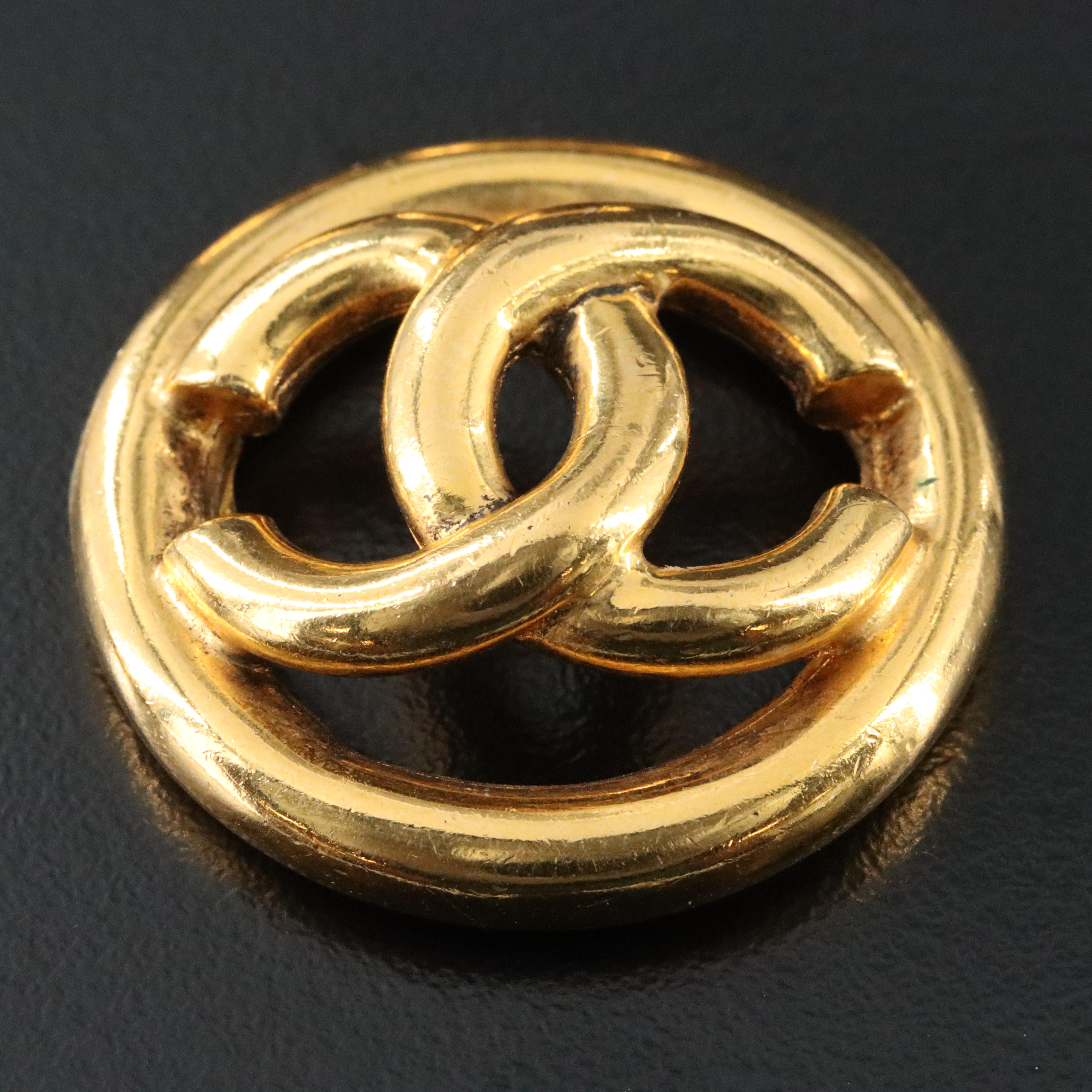 Chanel CC Clip Earrings