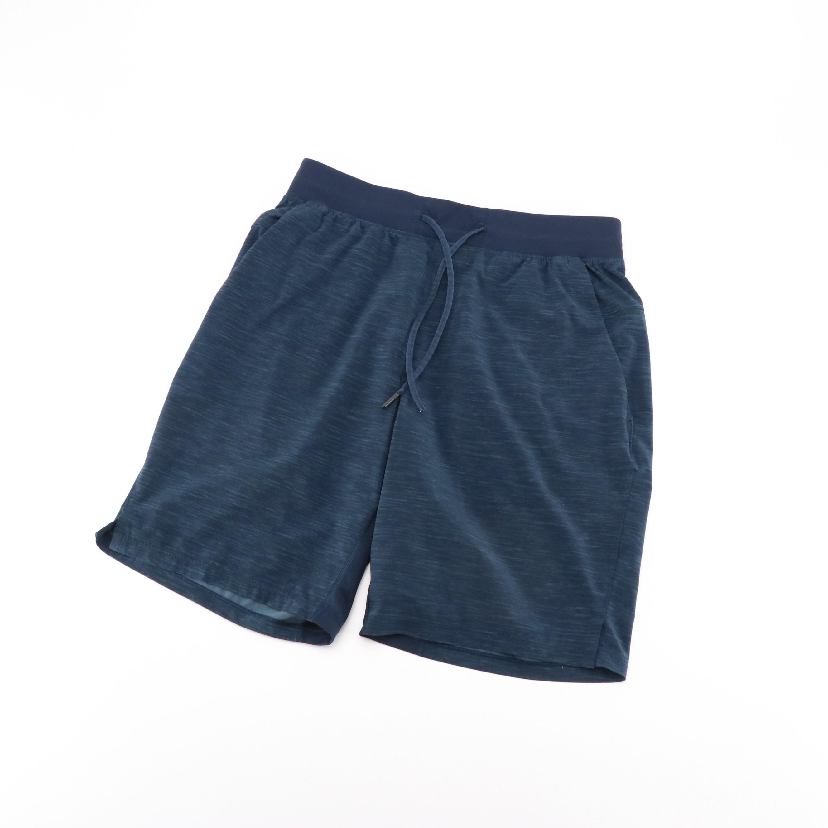 Men's Lululemon Pace Breaker 9" Blue Athletic Shorts
