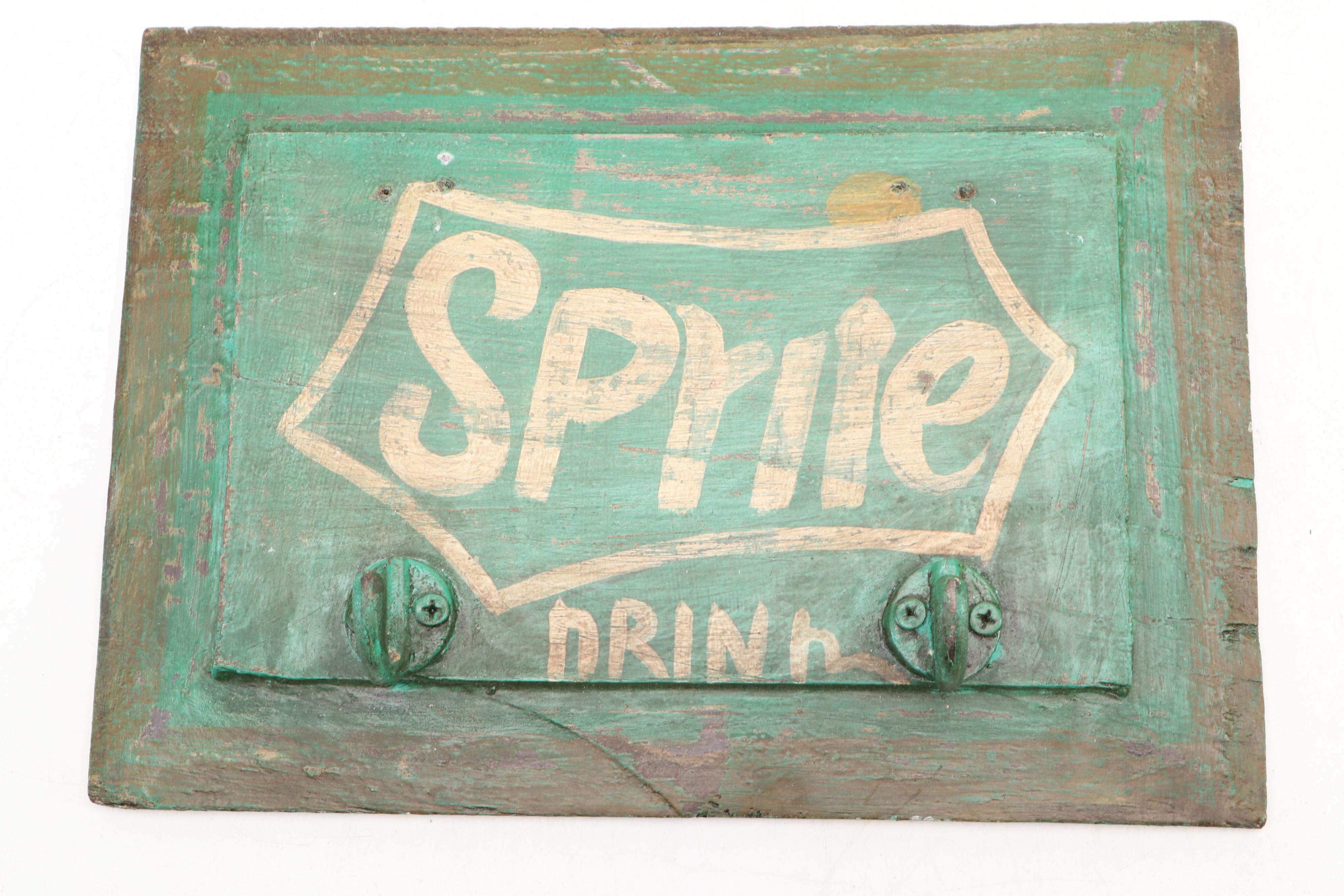 Pepsi and Sprite Advertising Hanging Coat Racks