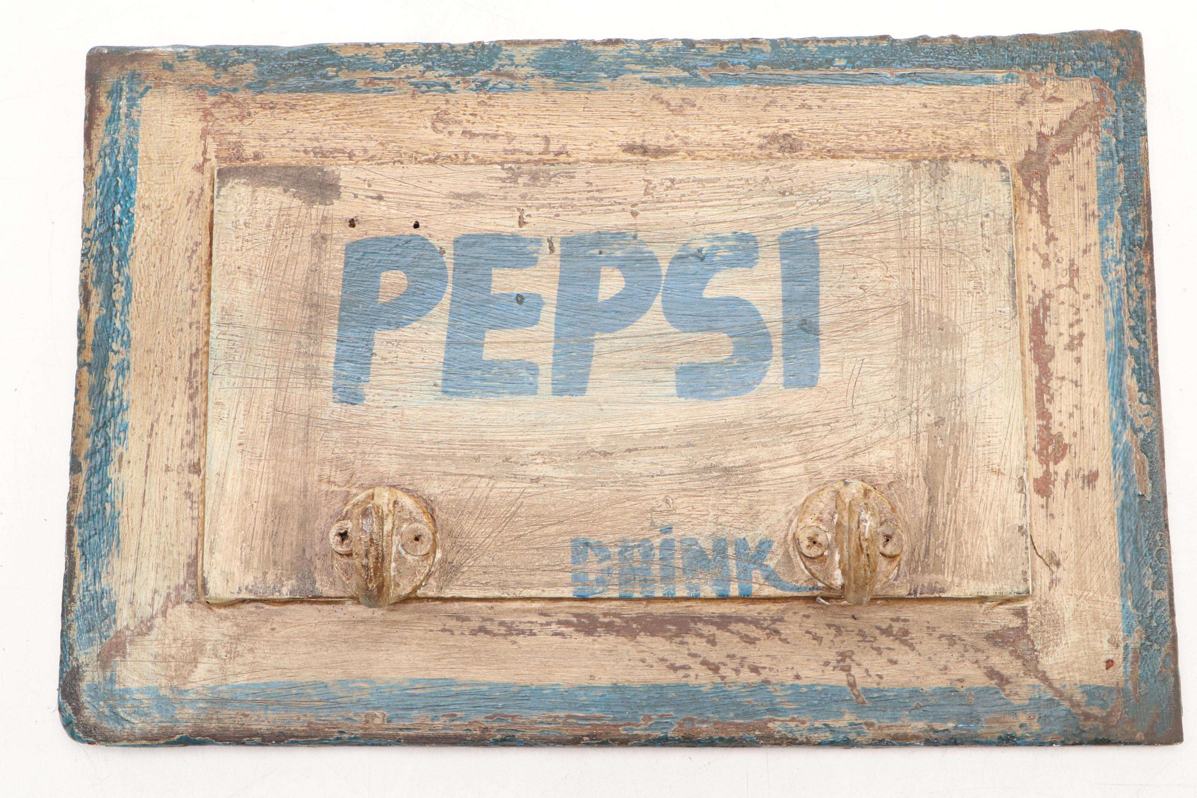 Pepsi and Sprite Advertising Hanging Coat Racks