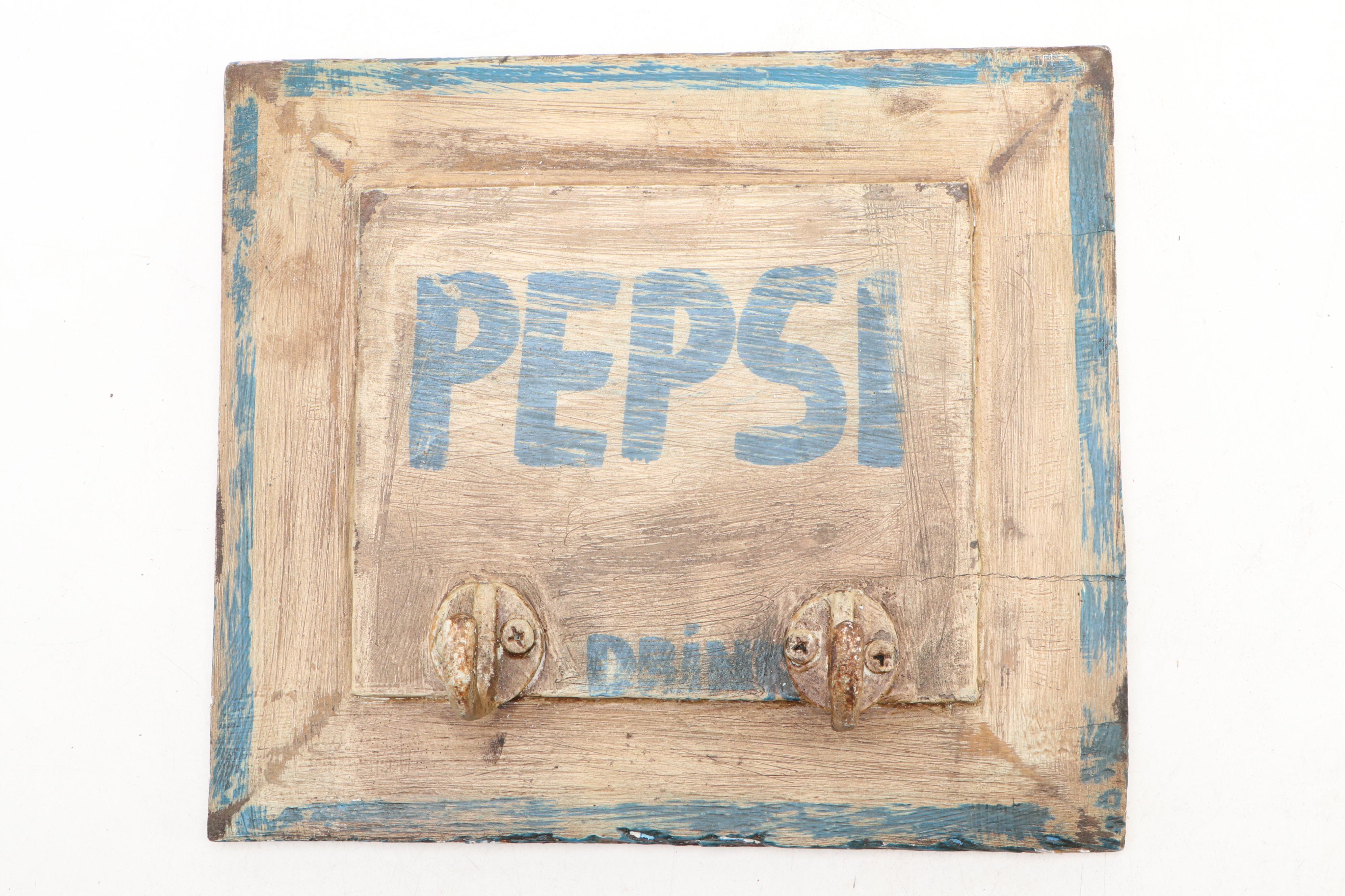 Pepsi and Sprite Advertising Hanging Coat Racks