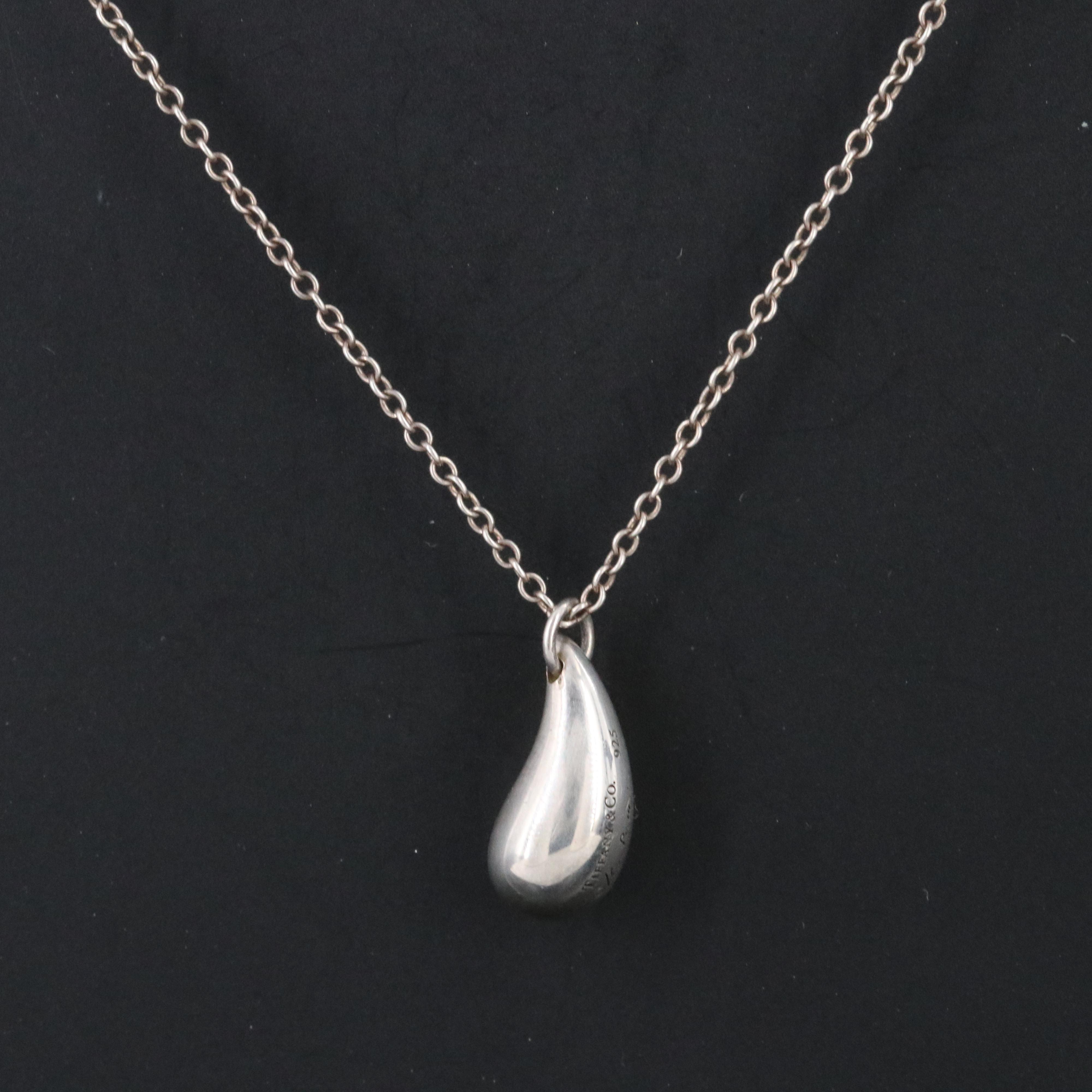 Elsa Peretti for Tiffany & Co. Sterling Teardrop Necklace