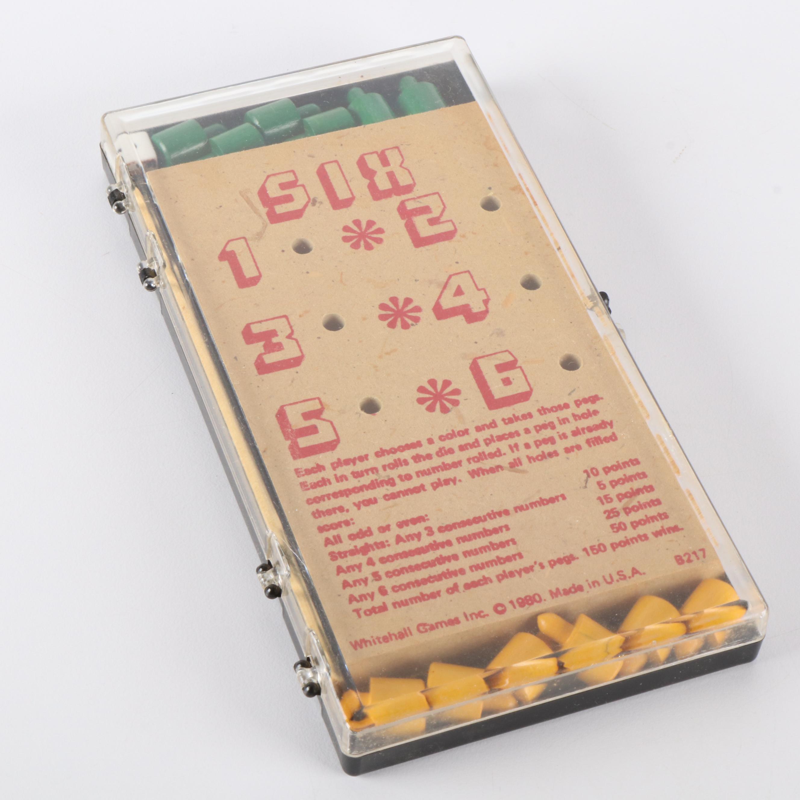 "Super Speedway" and "Playoff Football" with Other Pocket Travel and Card Games