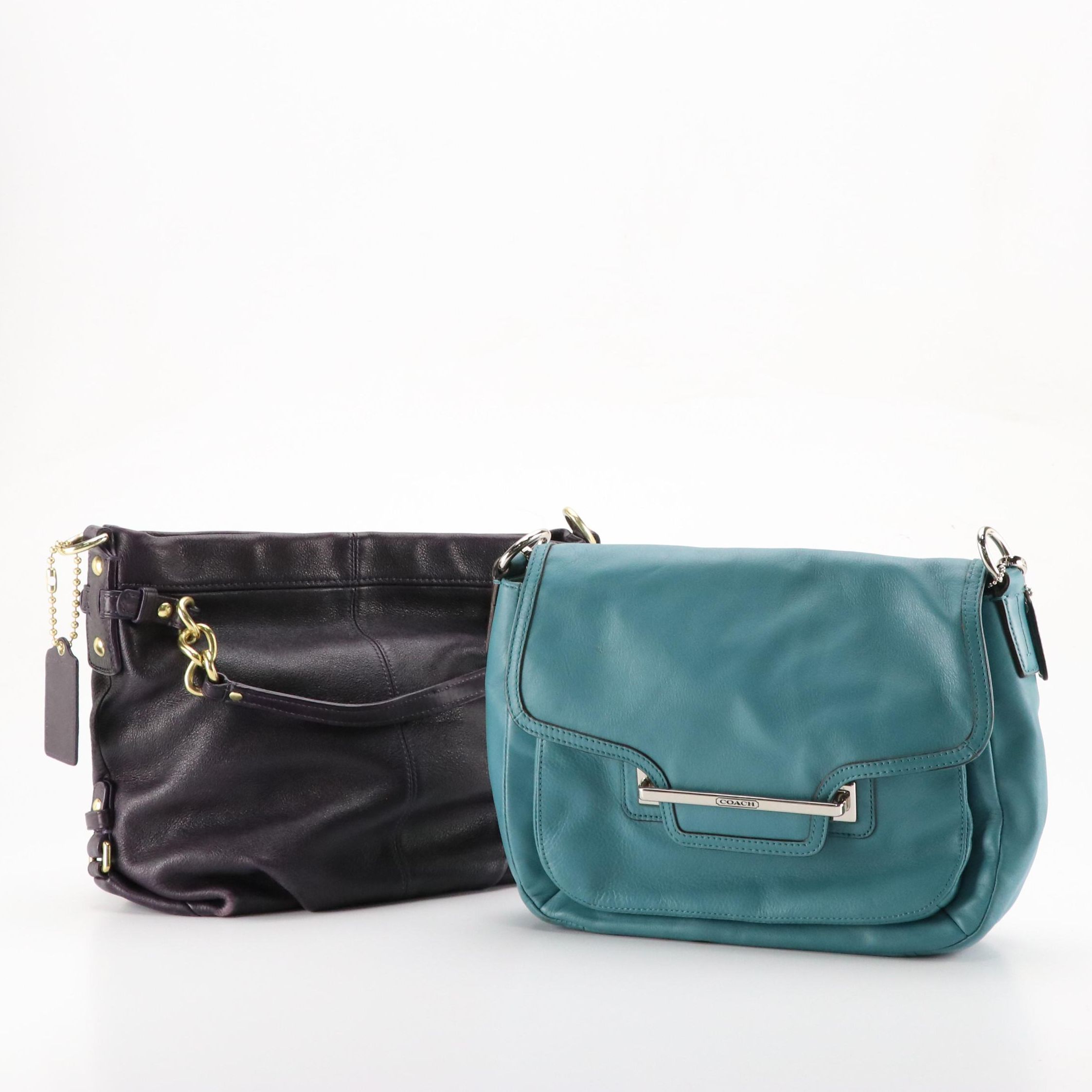 Coach Taylor F27481 and Brooke 14142 Leather Shoulder Bags