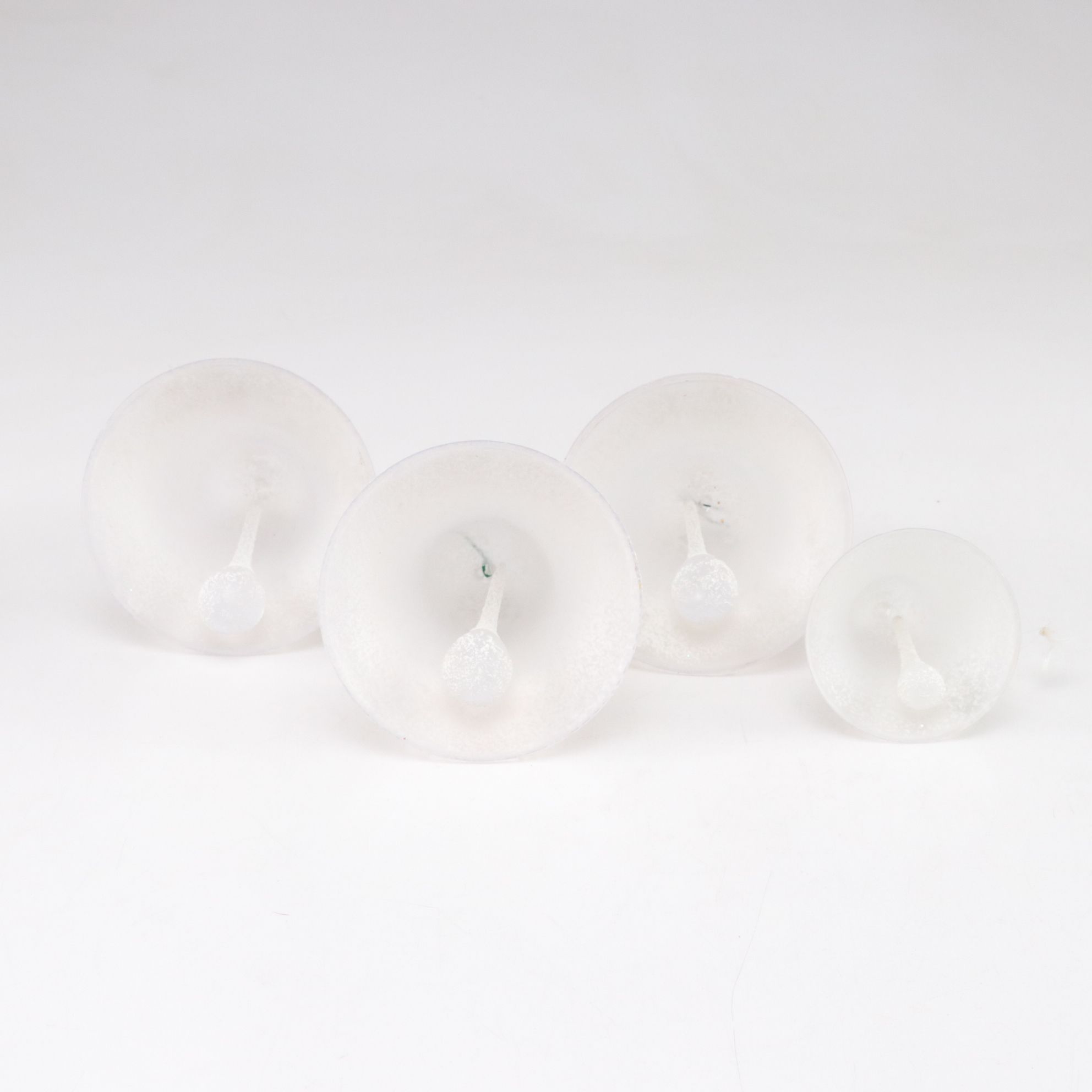 Hand-Painted Bird & Bell Christmas Tree Ornaments