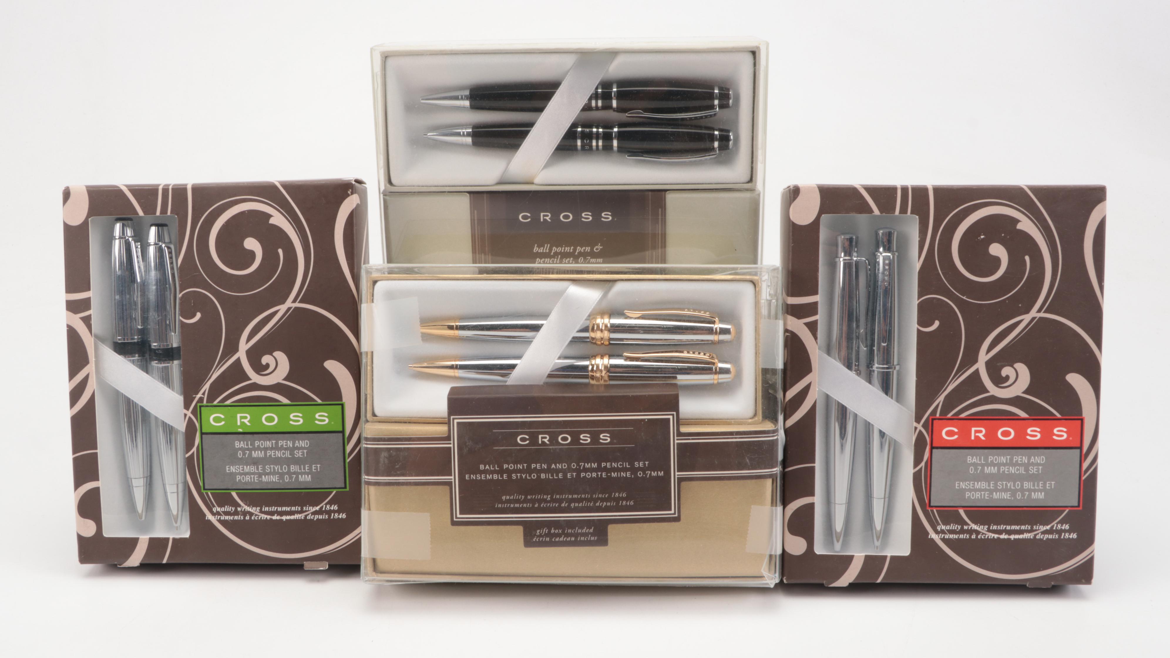 Cross .7mm Ballpoint Pen and Mechanical Pencil Sets