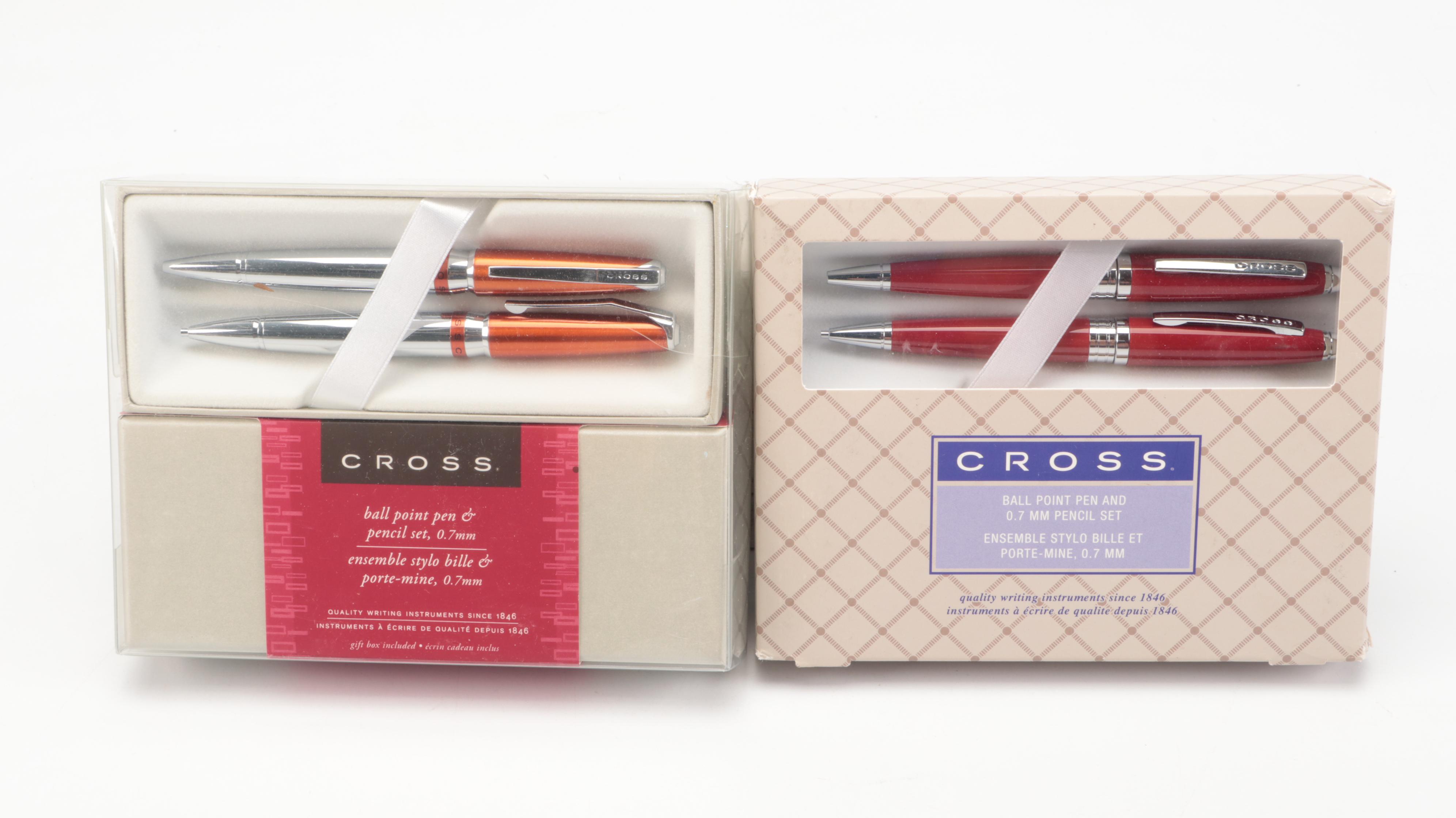 Cross .7mm Ballpoint Pen and Mechanical Pencil Sets
