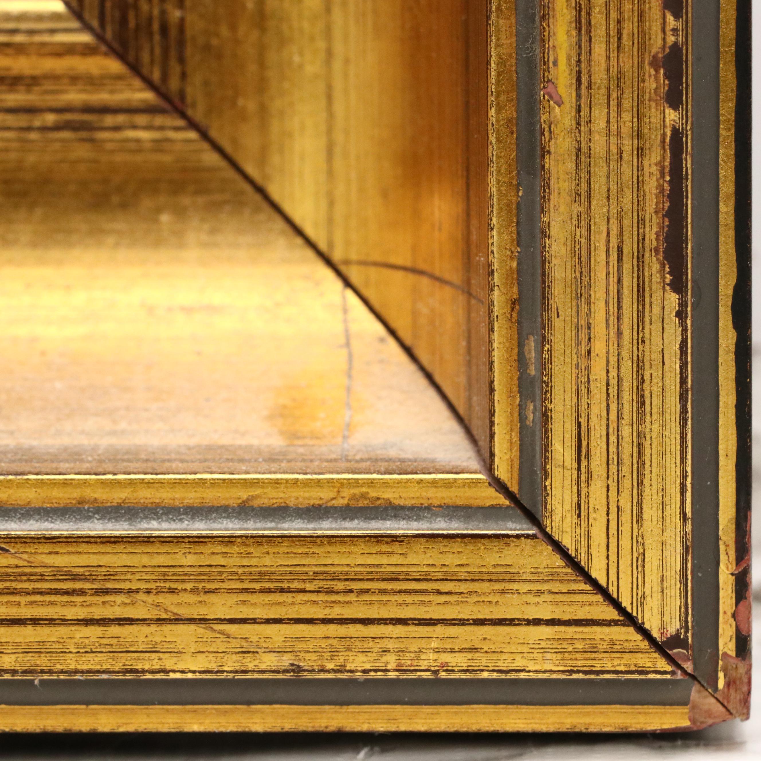 Ed Pikar Oil Painting of Purple Trees, 2002