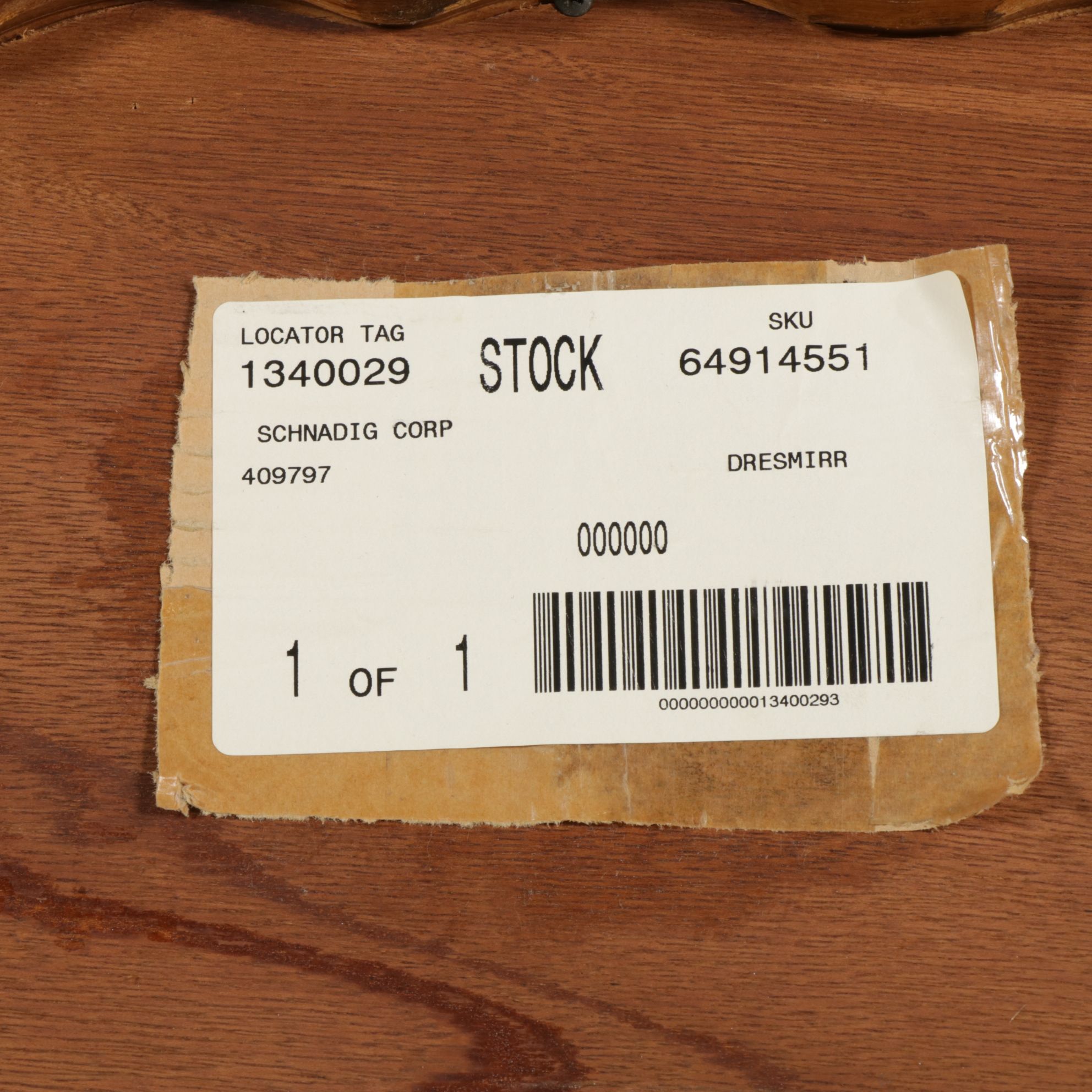 Schnadig Baroque Style Bombe Dresser and Mirror