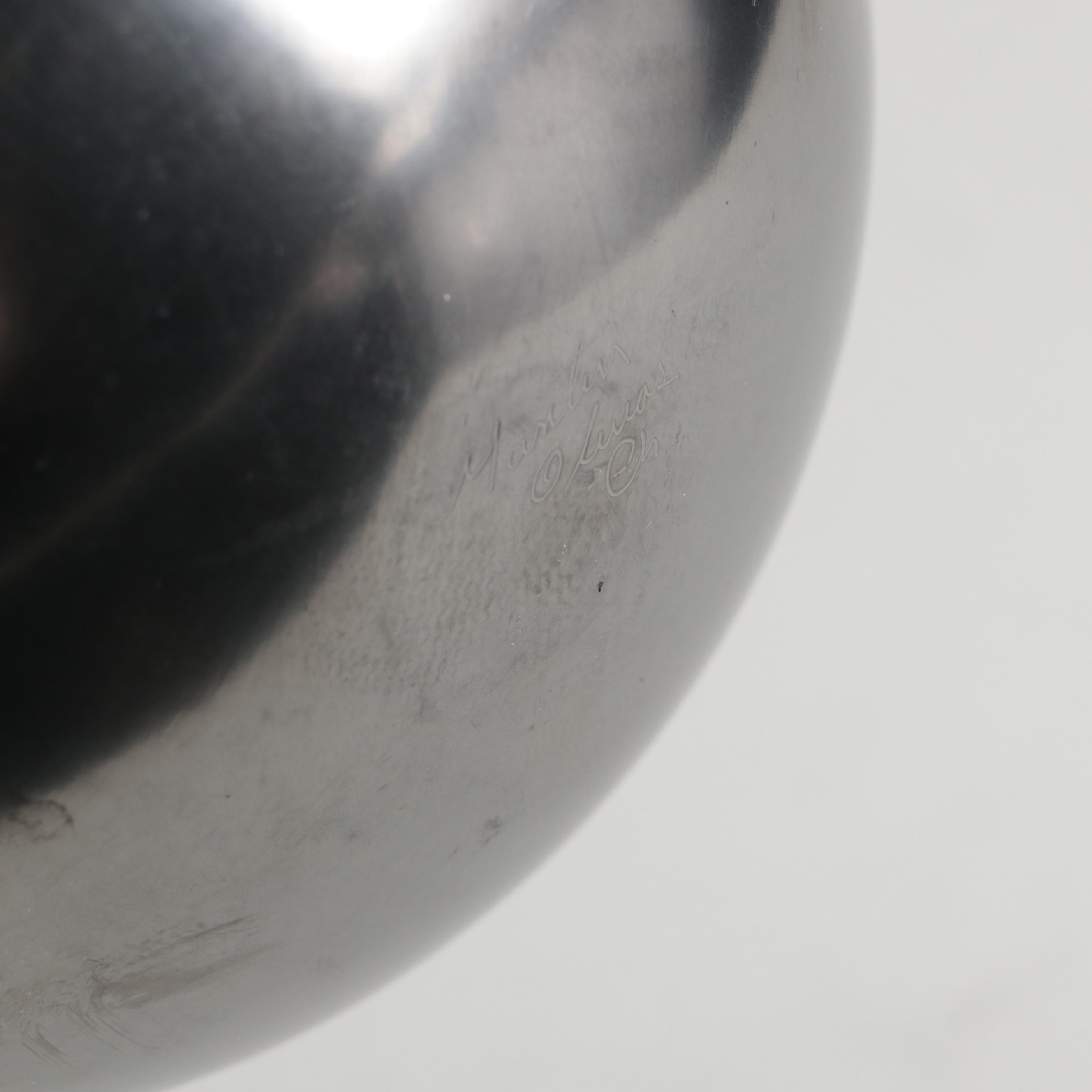 Martin Olivas Art Pottery Mata Ortiz Blackware Wedding Vase