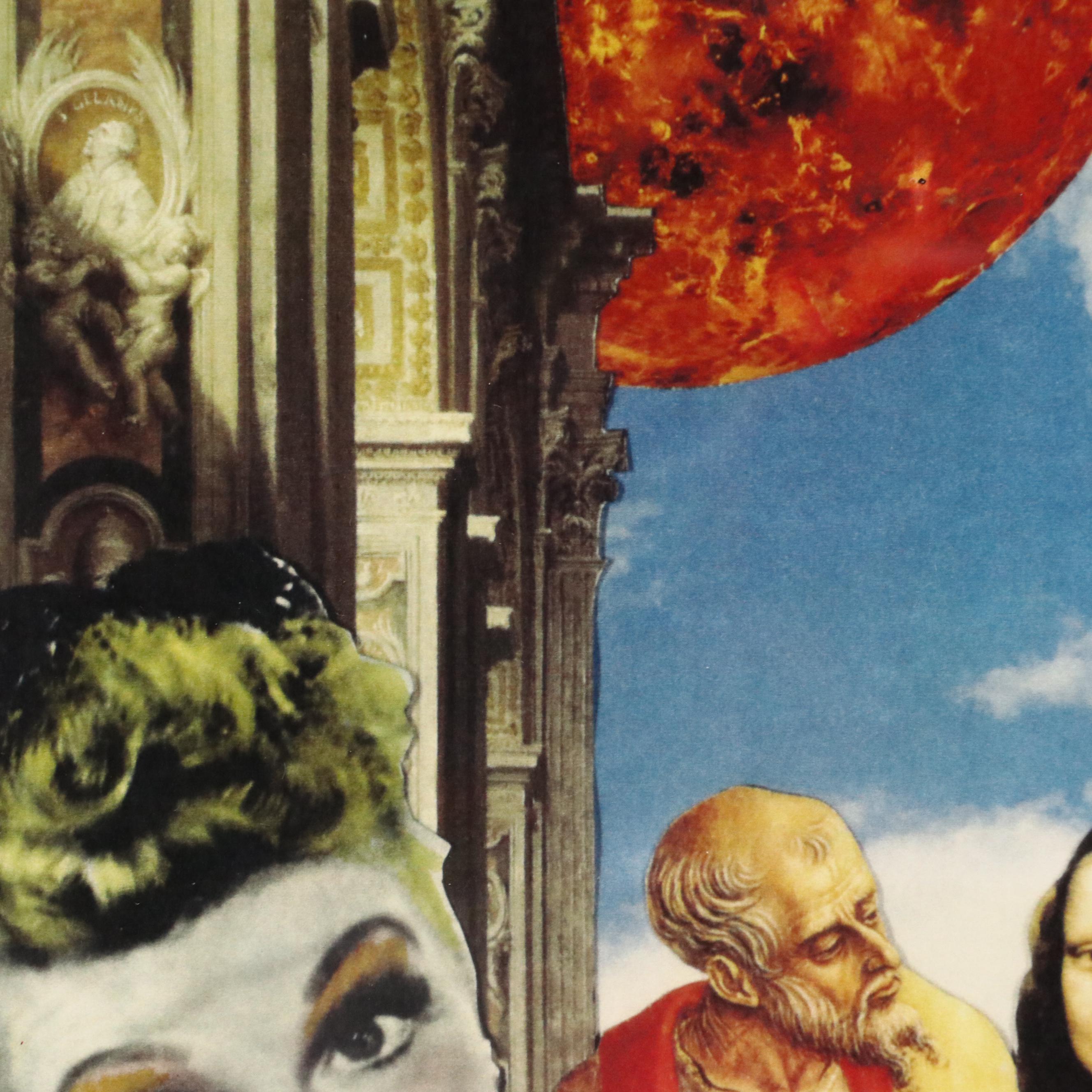 Nelson De La Nuez Digital Collage Print "European Vacation," 1995