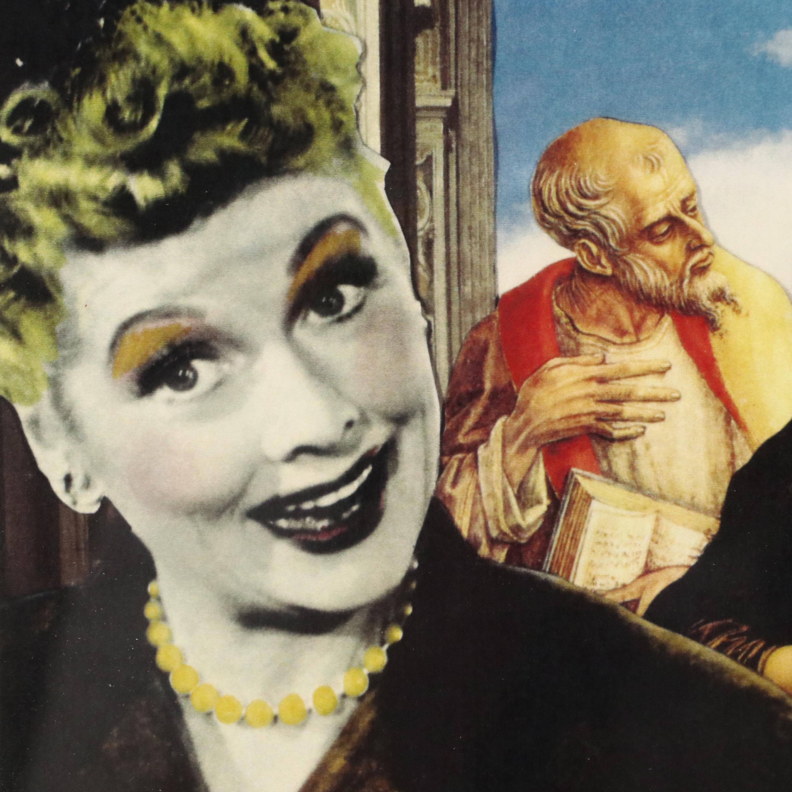 Nelson De La Nuez Digital Collage Print "European Vacation," 1995