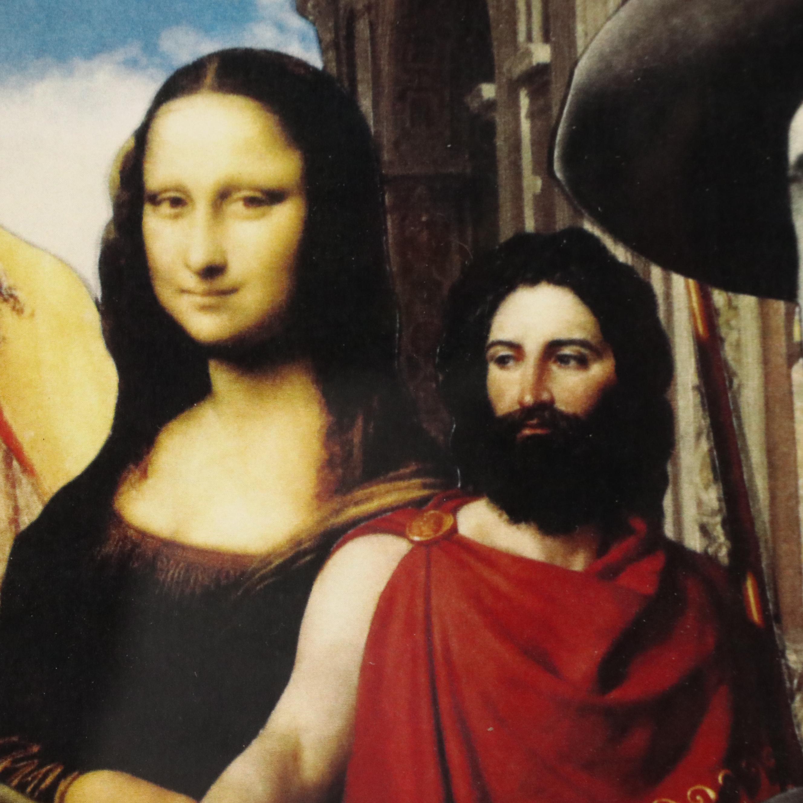 Nelson De La Nuez Digital Collage Print "European Vacation," 1995