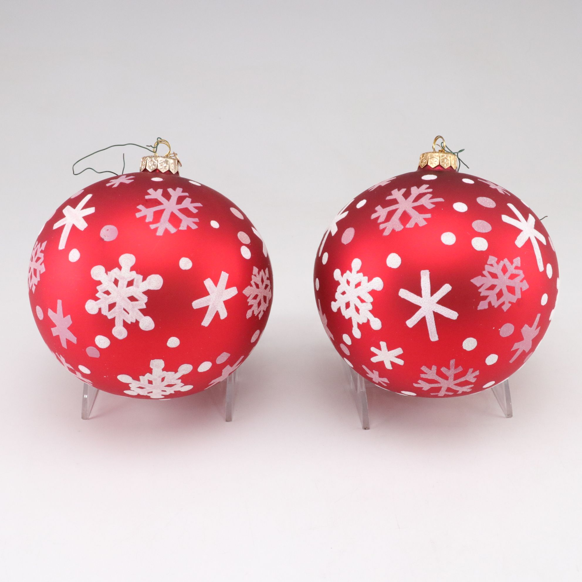 Oversized Orb & Animal Figurine Christmas Ornament Collection