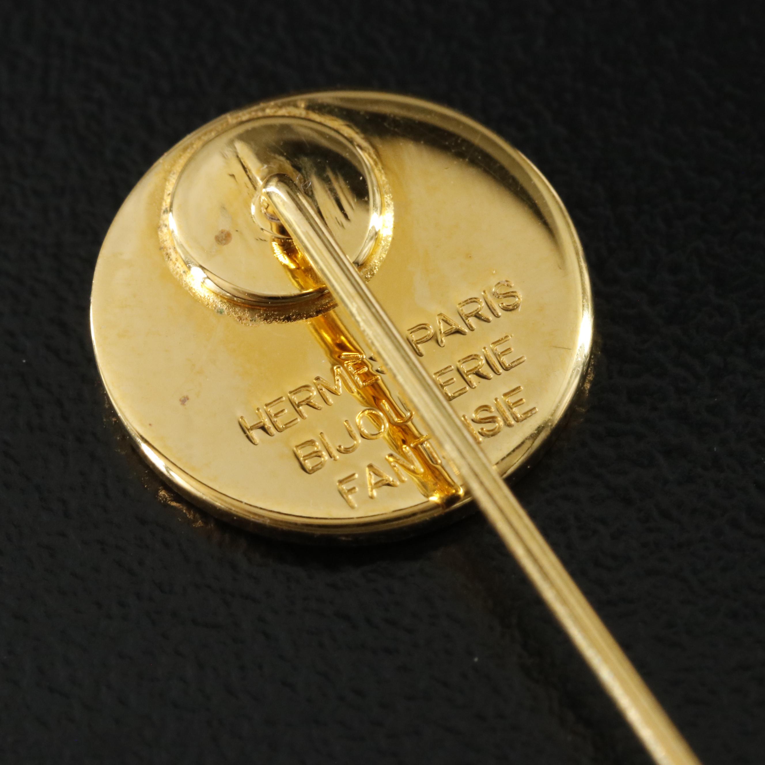 Hermès Paris Clou de Selle Stick Pin