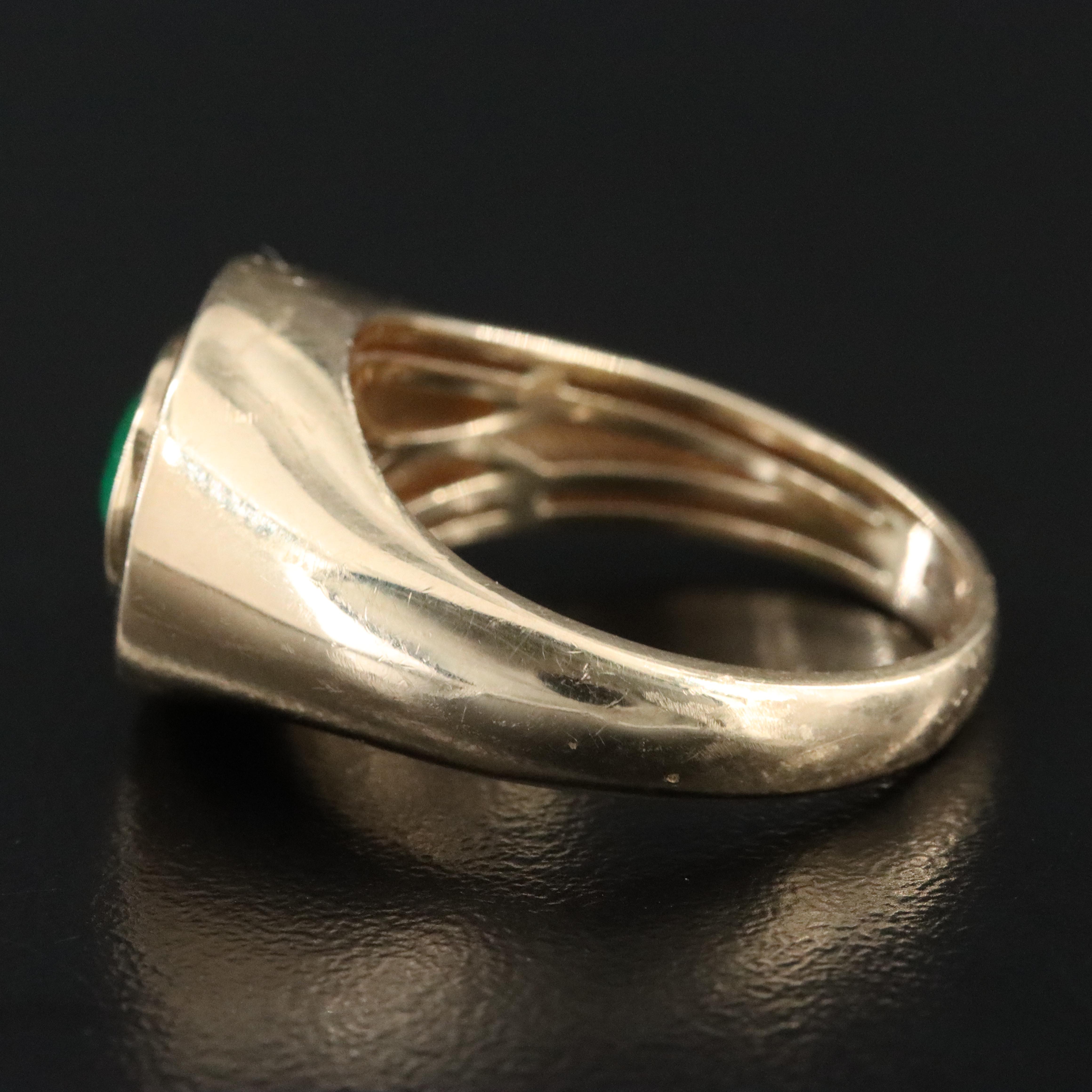 EFFY 14K Emerald and Diamond Halo Ring