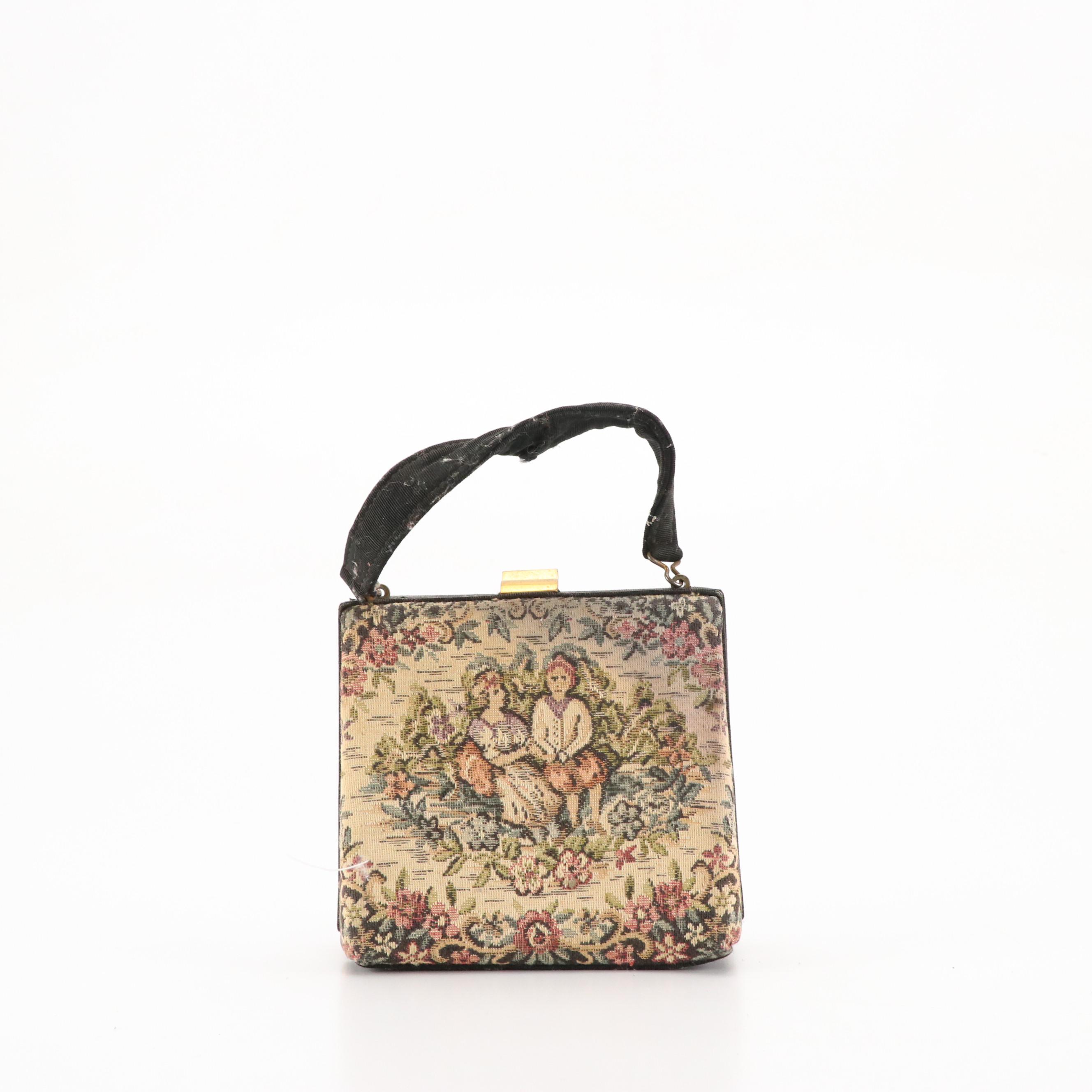 Garay Animal Printed Framed Handbag with Other Evening Bags and Gloves