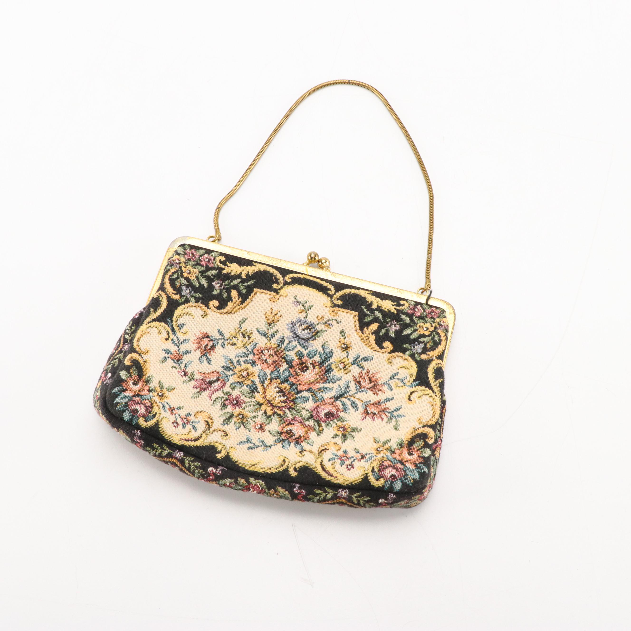 Garay Animal Printed Framed Handbag with Other Evening Bags and Gloves