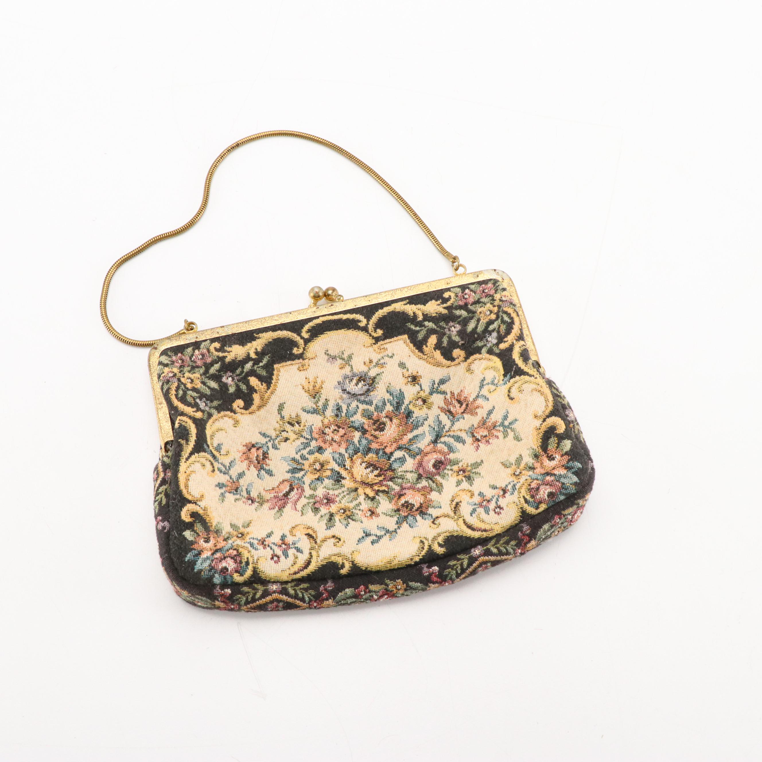 Garay Animal Printed Framed Handbag with Other Evening Bags and Gloves