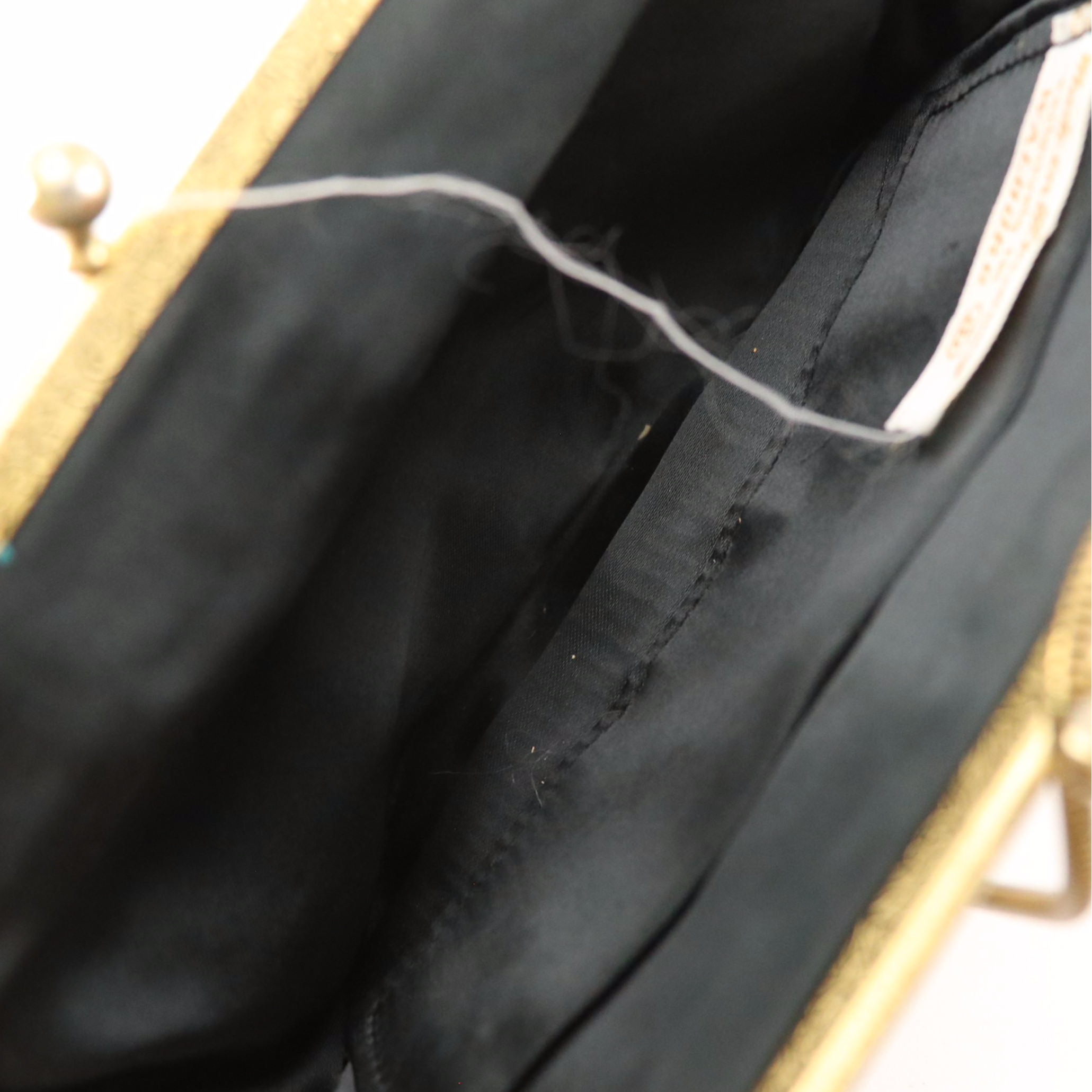 Garay Animal Printed Framed Handbag with Other Evening Bags and Gloves