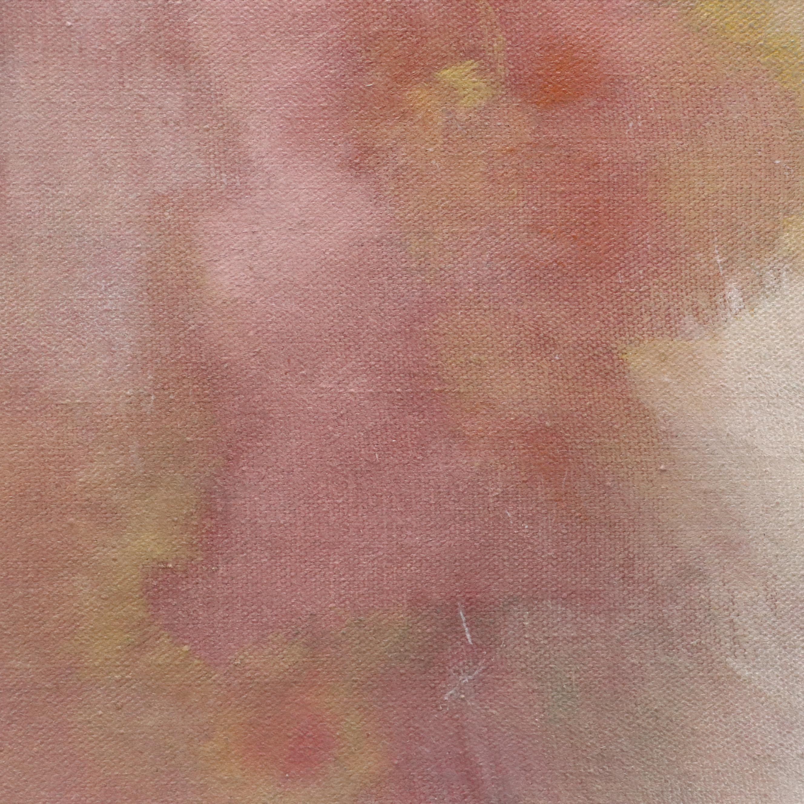 Impressionistic Style Oil Portrait of Nude Women with Flowers