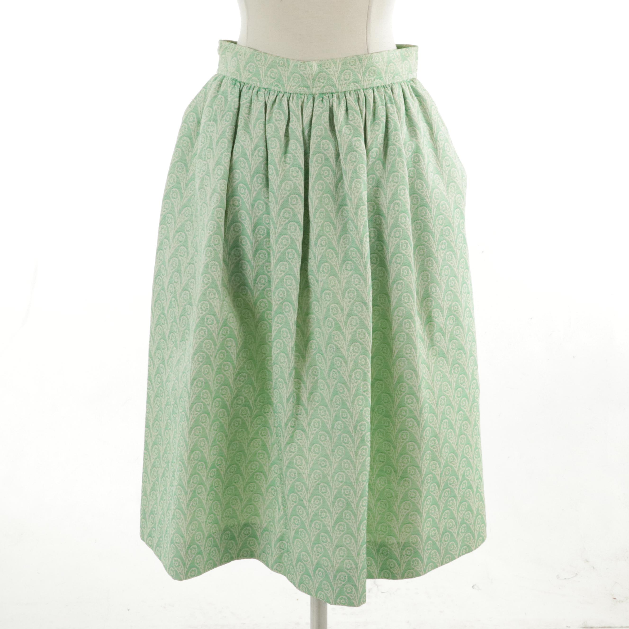 Lanvin Boutique Multicolored Pattern Button-Front Jacket, 1970's