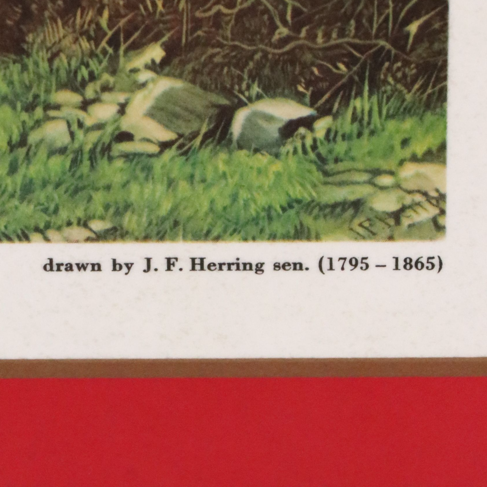 Scheibe "English Fox Hunting" Folding Table Set, Mid to Late 20th C.