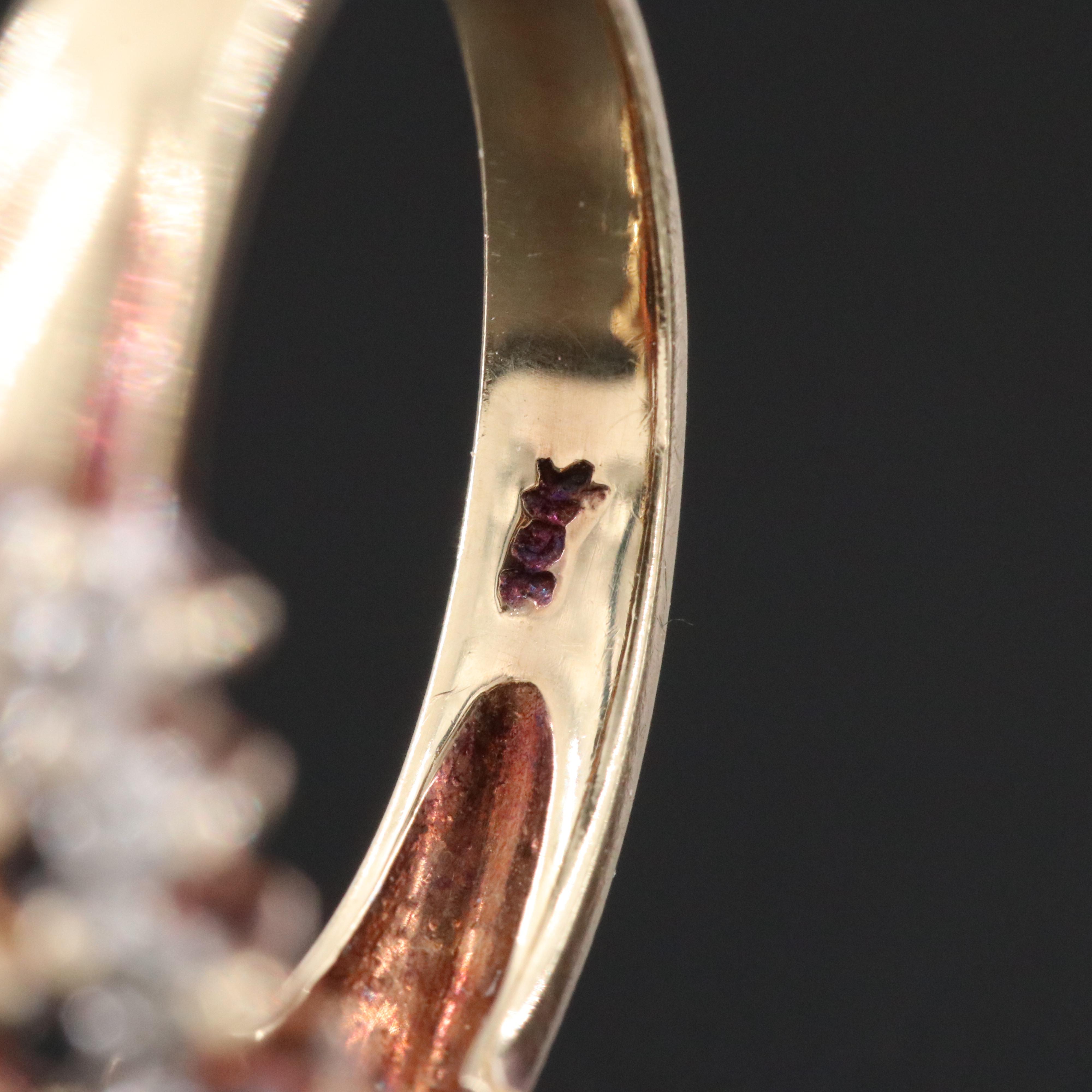 10K 1.02 CT Sapphire and Diamond Ring