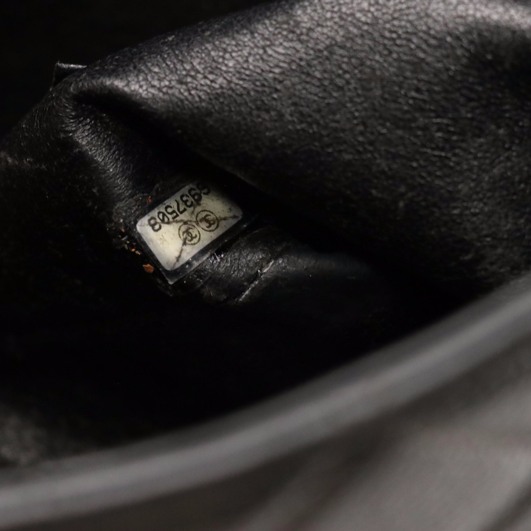 Chanel CC Medallion Tote in Quilted Caviar Leather