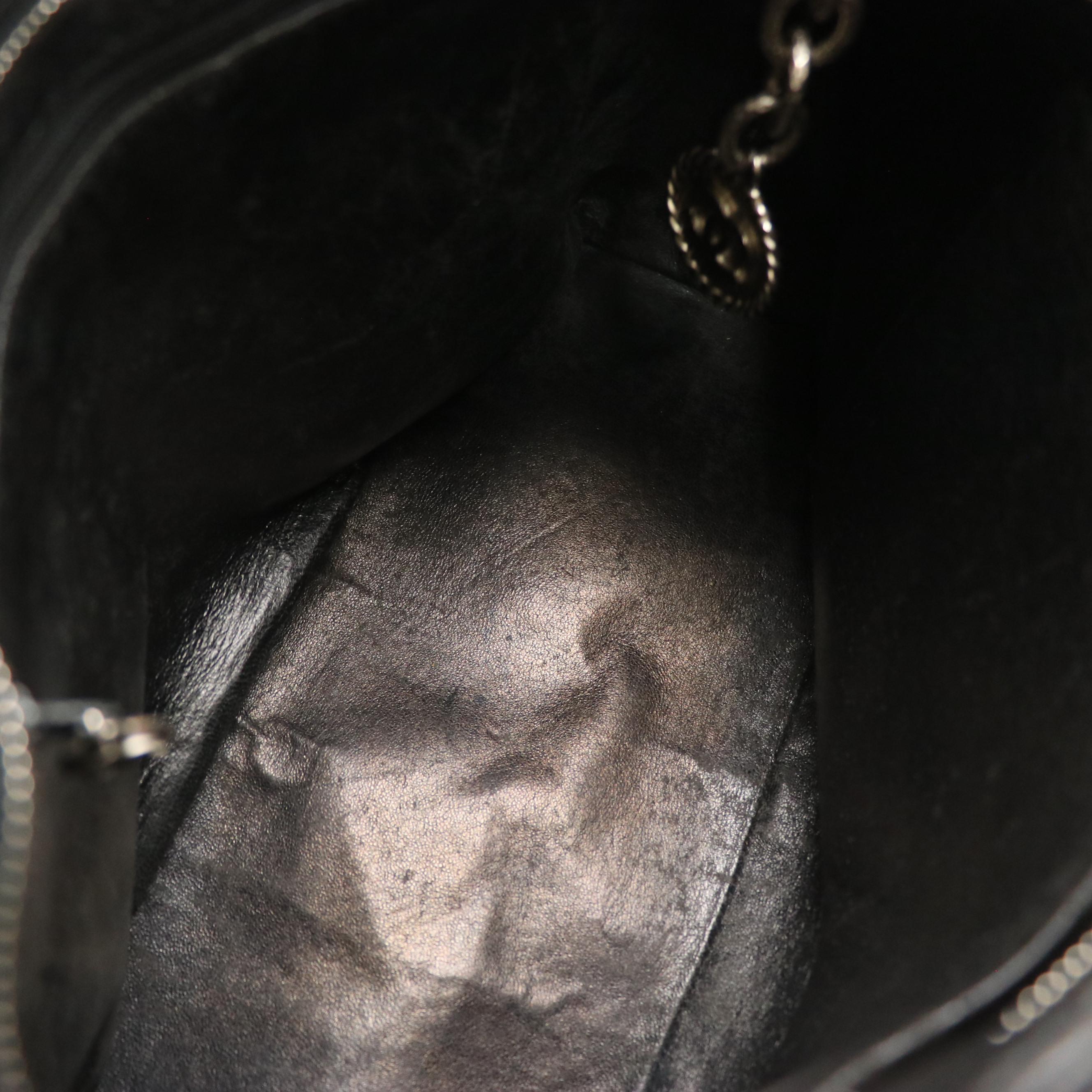 Chanel CC Medallion Tote in Quilted Caviar Leather