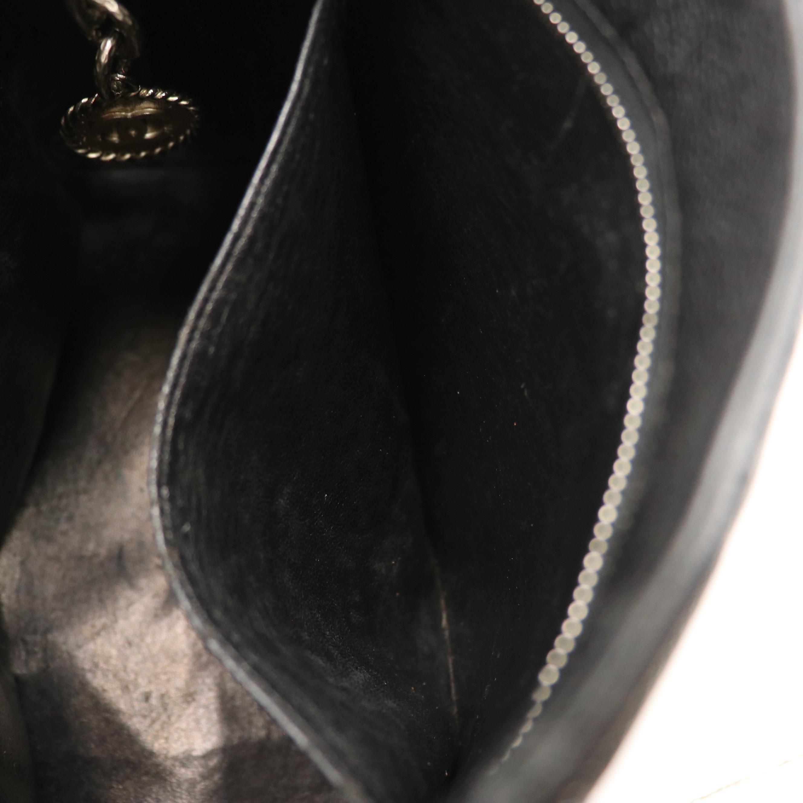 Chanel CC Medallion Tote in Quilted Caviar Leather