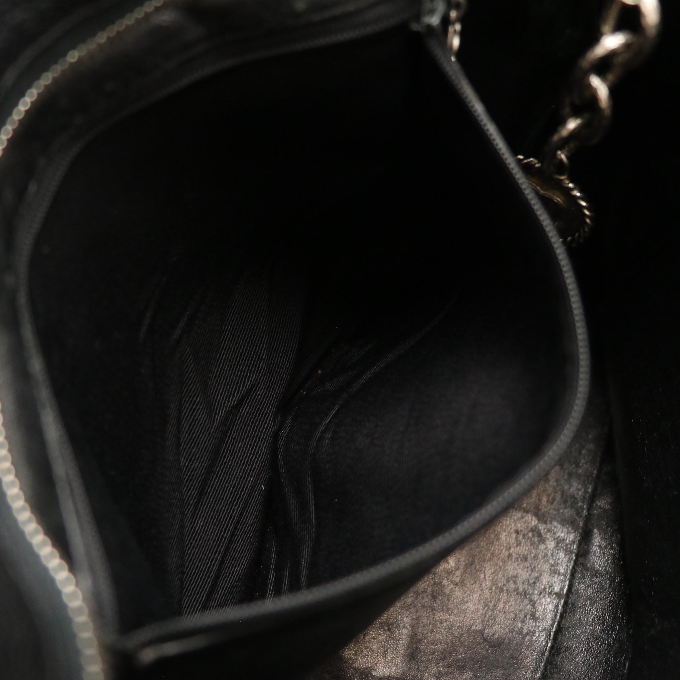 Chanel CC Medallion Tote in Quilted Caviar Leather