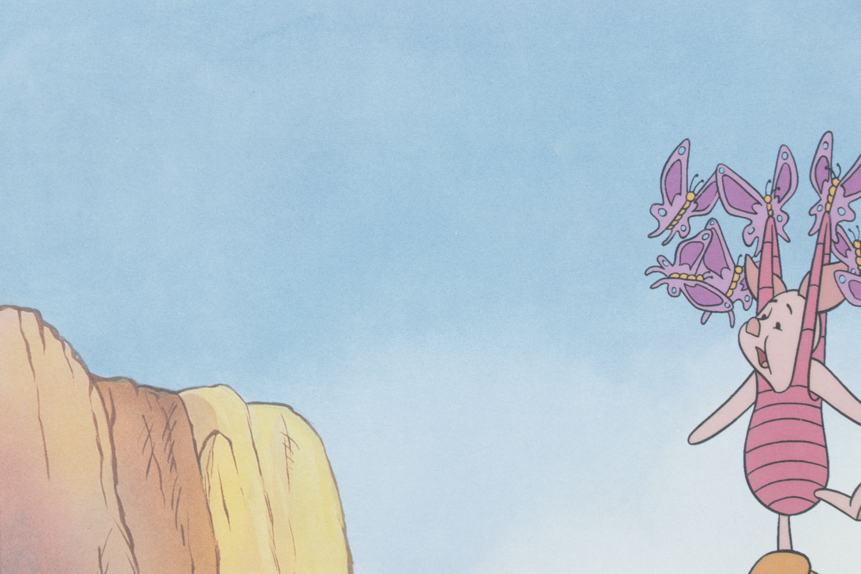 Offset Lithograph Still of Pooh and Piglet from "Pooh’s Grand Adventure", 1997