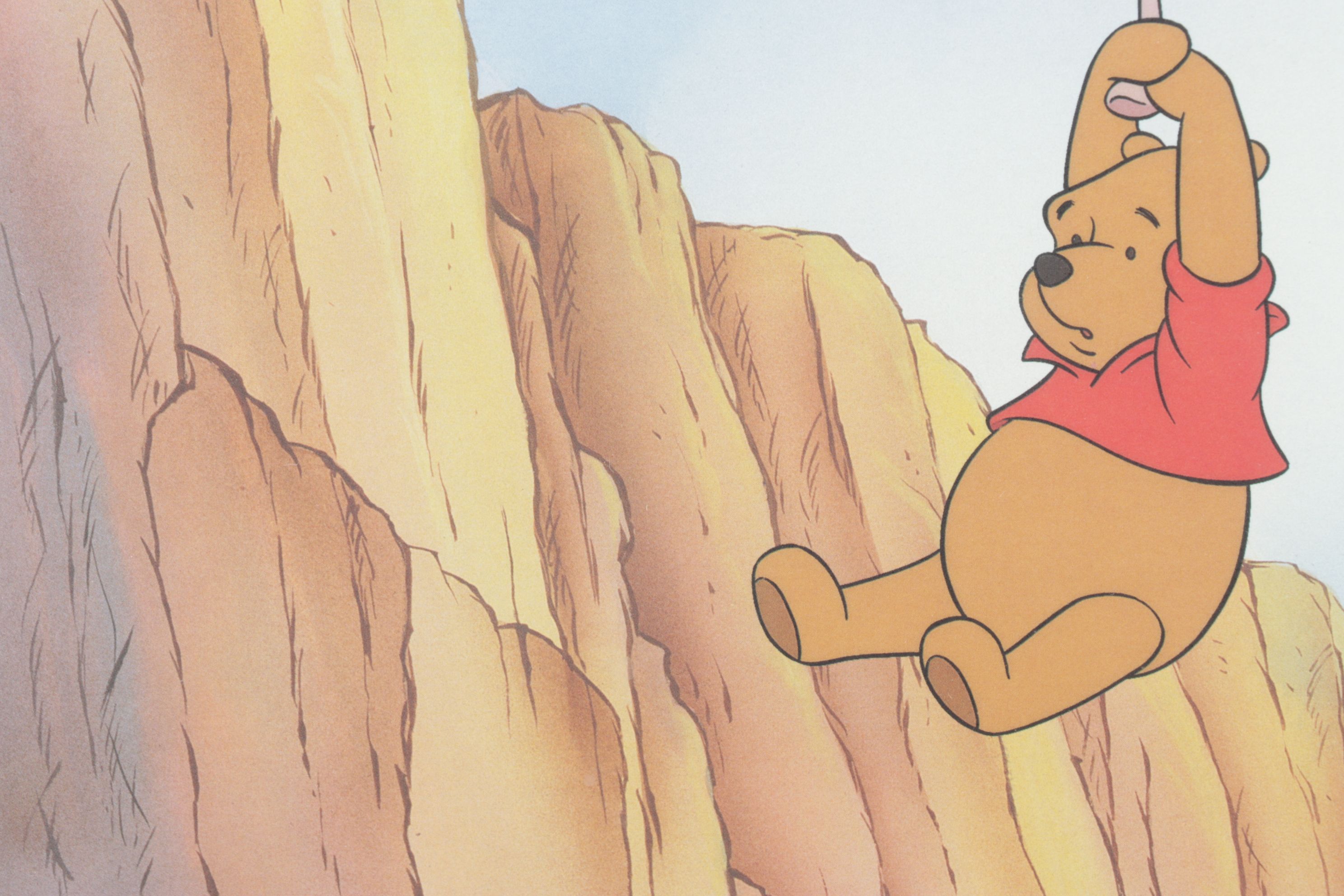 Offset Lithograph Still of Pooh and Piglet from "Pooh’s Grand Adventure", 1997