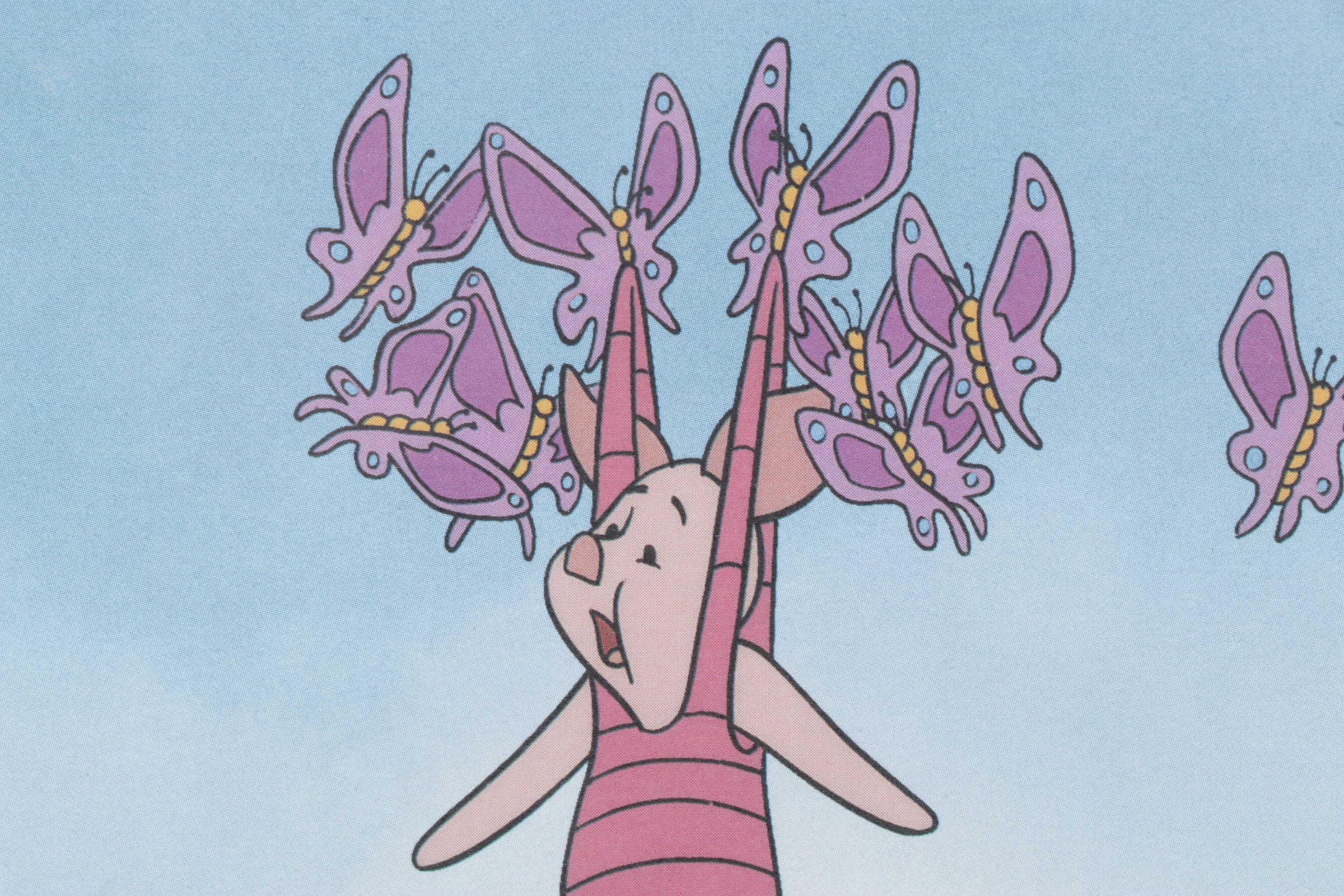 Offset Lithograph Still of Pooh and Piglet from "Pooh’s Grand Adventure", 1997