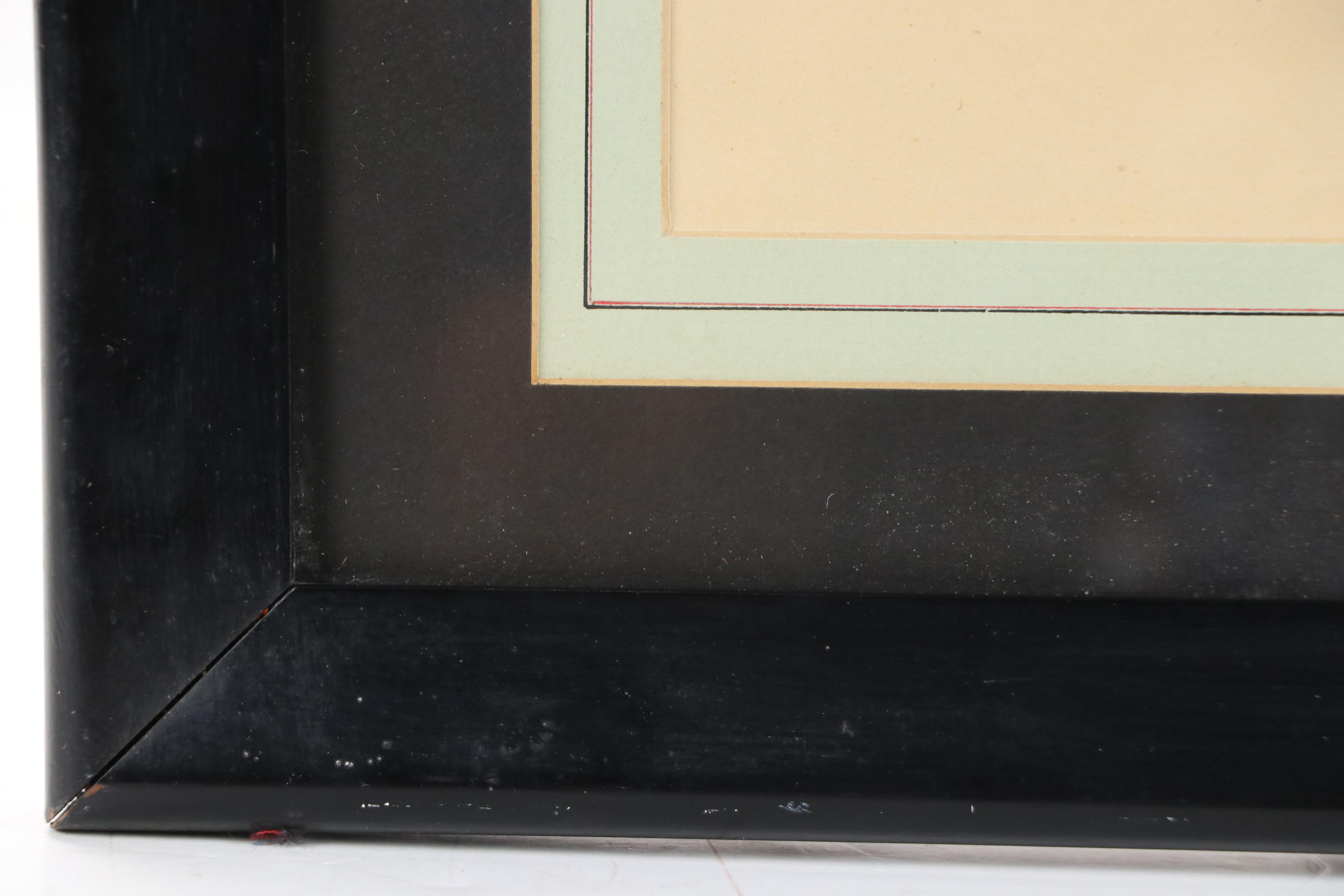 Sacred Heart Crucifixion Linocut, 21st Century